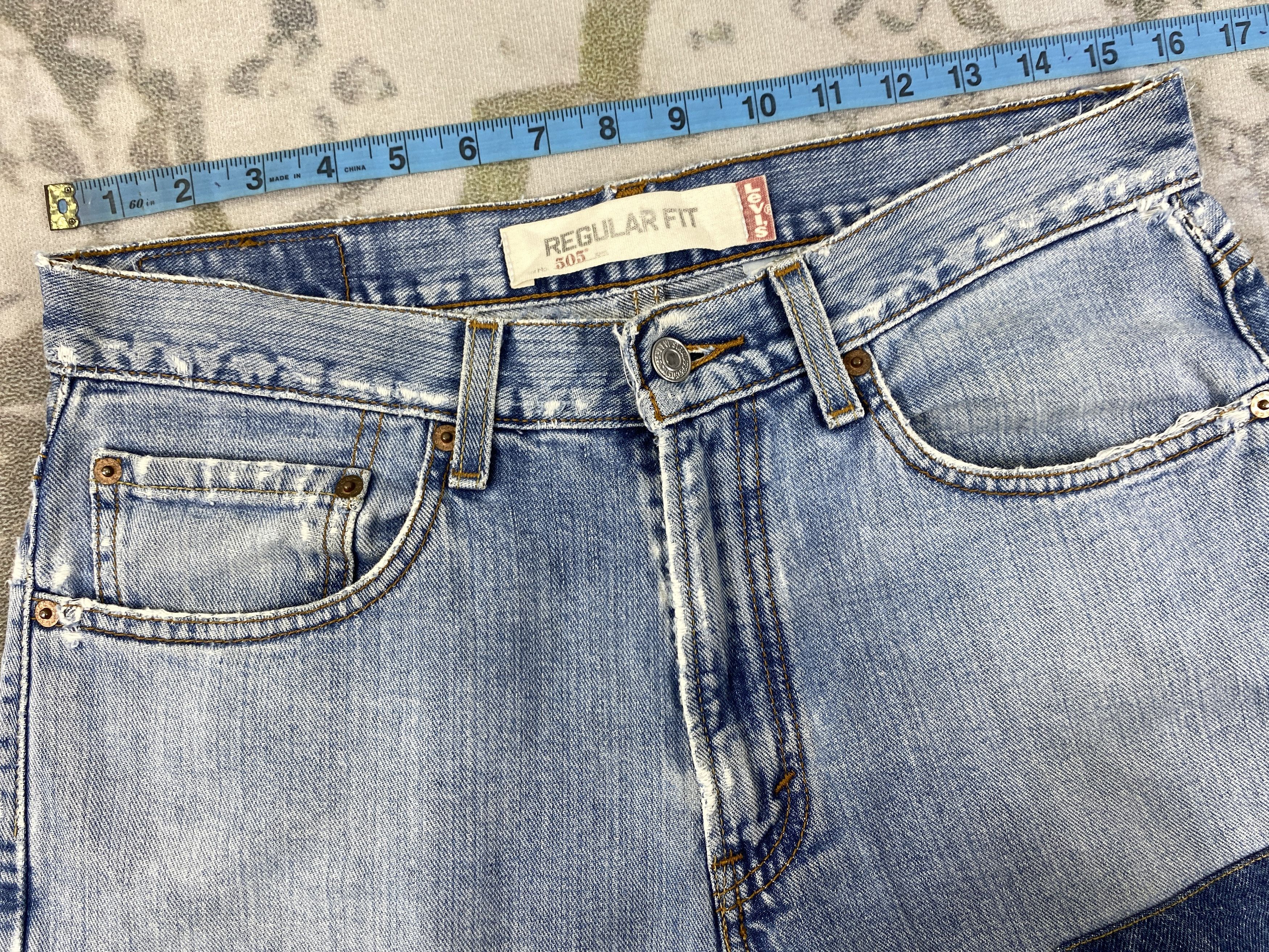 Japanese Brand Light Wash Vintage Levi's 505 Denim 32x31 -JN199 Size US 32 / EU 48 - 5 Thumbnail