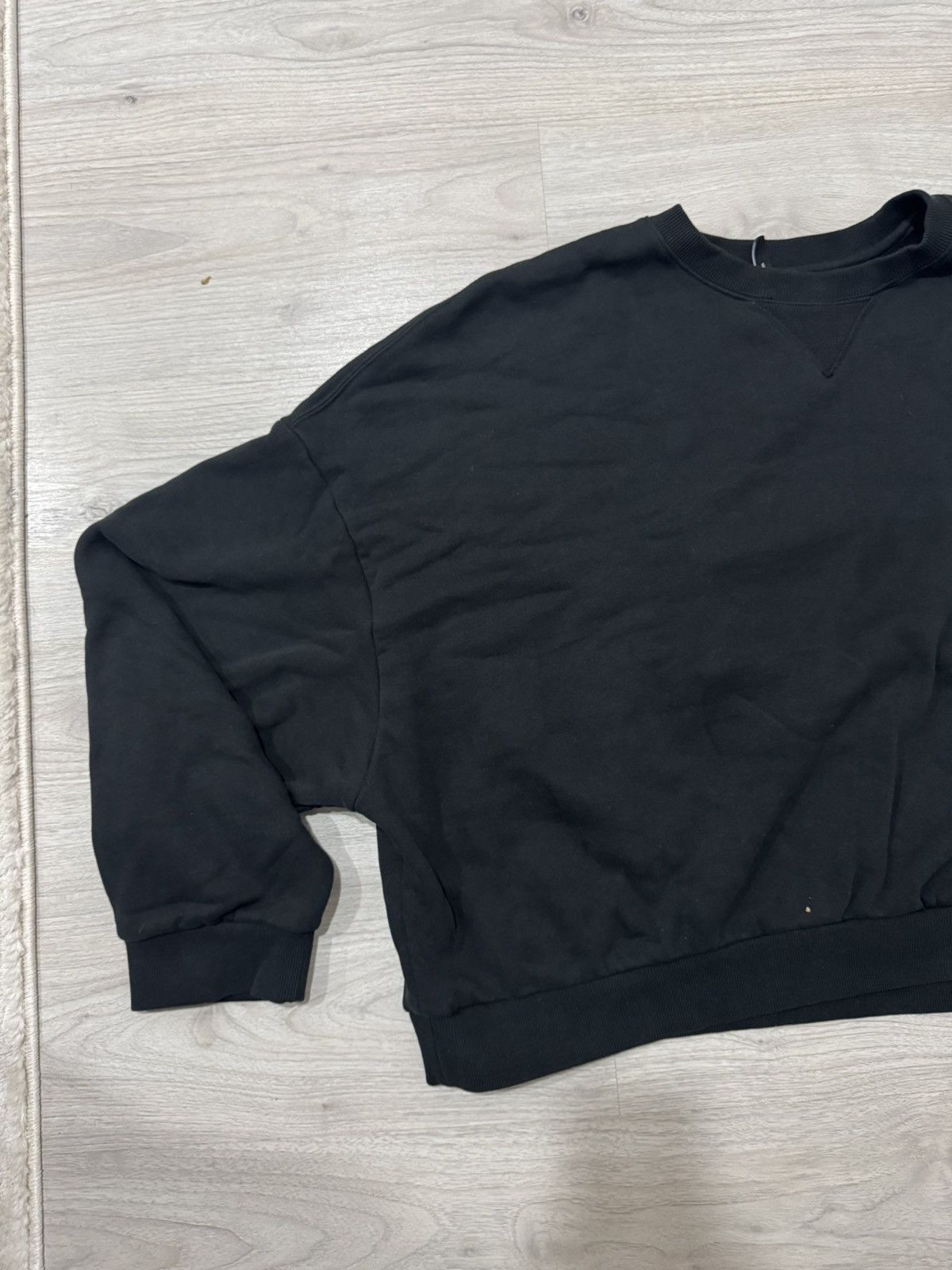 Entire Studios Entire Studios Black Cropped Sweater Size US XL / EU 56 / 4 - 2 Thumbnail