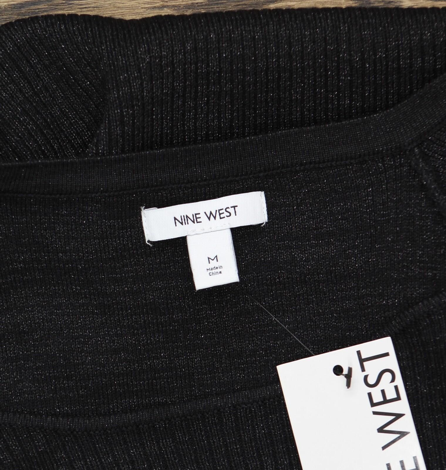 Nine West Nwt Nine West Squareneck Sweater Dress Ww14y307rs1 Black M Size M / US 6-8 / IT 42-44 - 4 Thumbnail