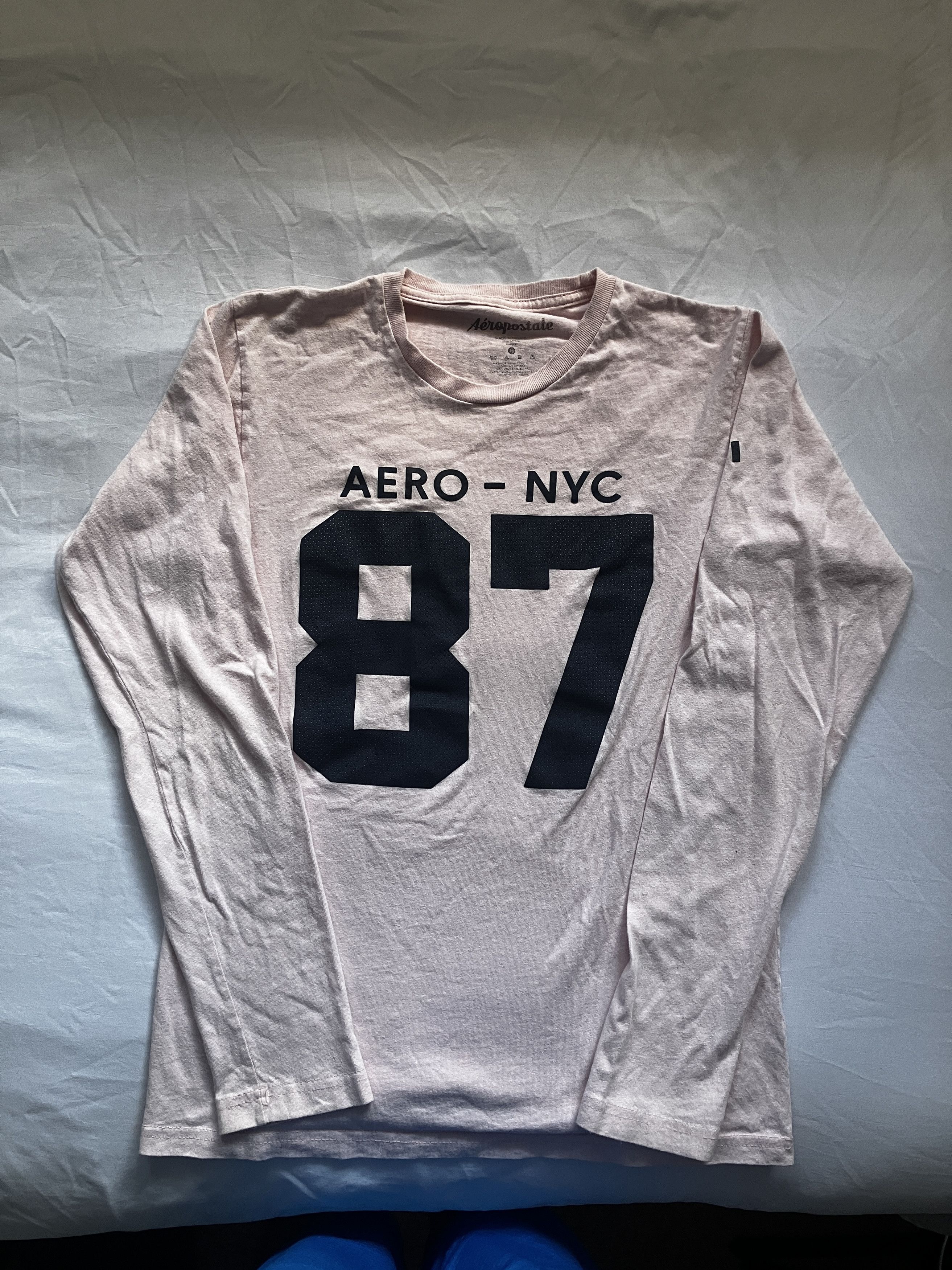 Aeropostale × Vintage Light pink long sleeve medium Aeropostale tee-shirt Size US M / EU 48-50 / 2 - 1 Thumbnail
