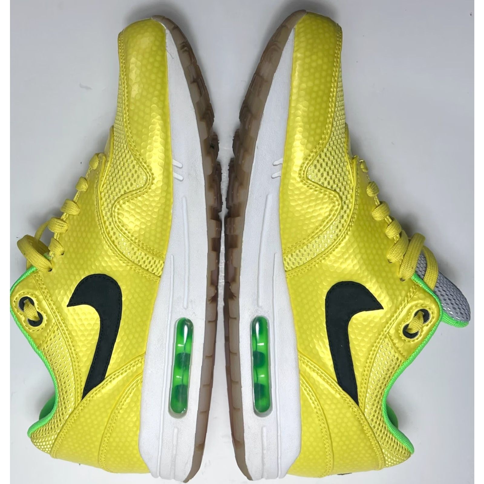 Nike Nike Air Max 1 FB Premium Qs Mercurial Pack VNDS Vibrant Yellow US 10 Nike Air Max 1 Mens Sneakers 2013 Yellow Extra Words Size ONE SIZE - 4 Thumbnail