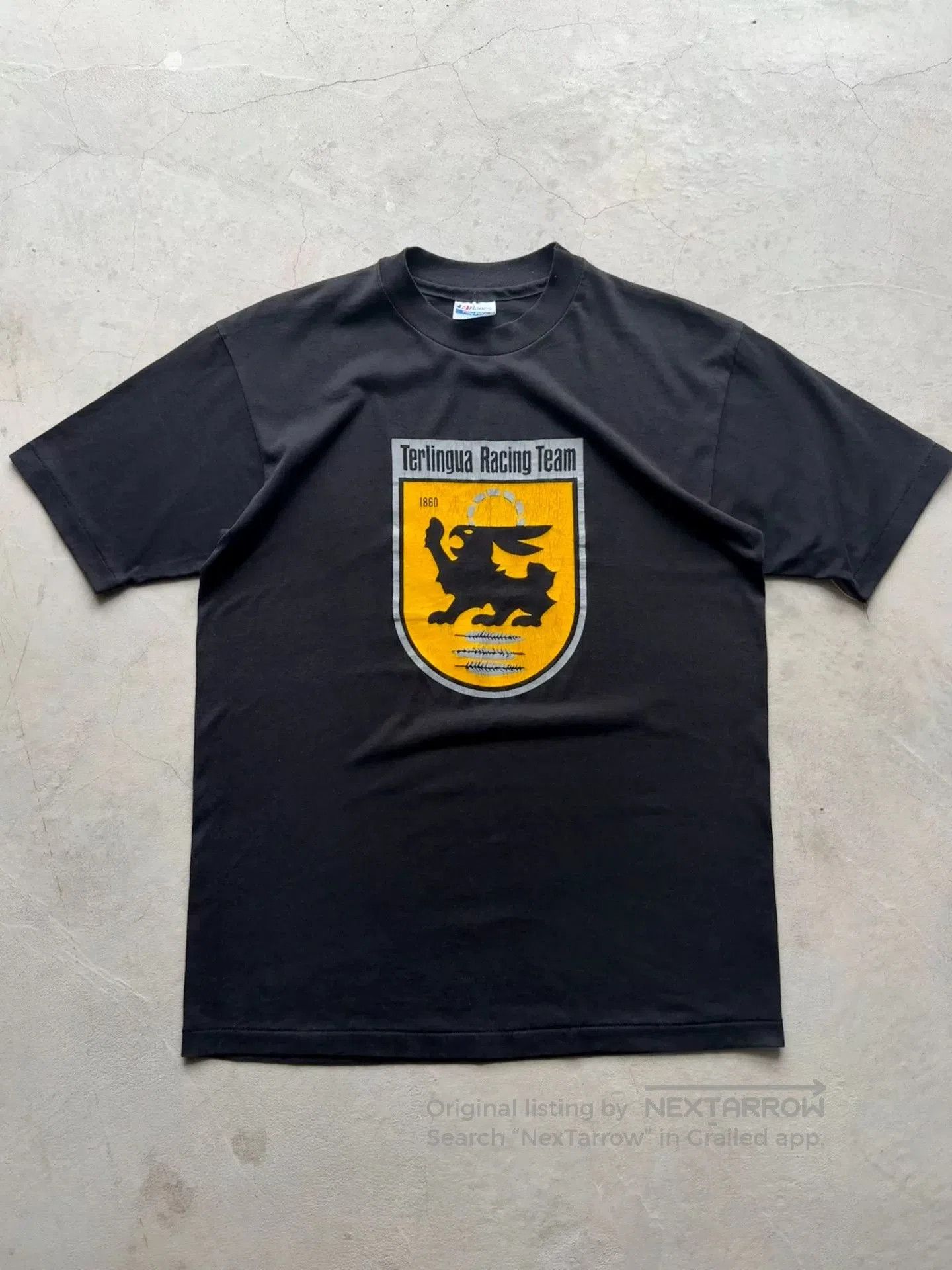 Vintage Vintage 80s Terlingua Racing Rabbit Logo Tee. Size US L / EU 52-54 / 3 - 1 Thumbnail