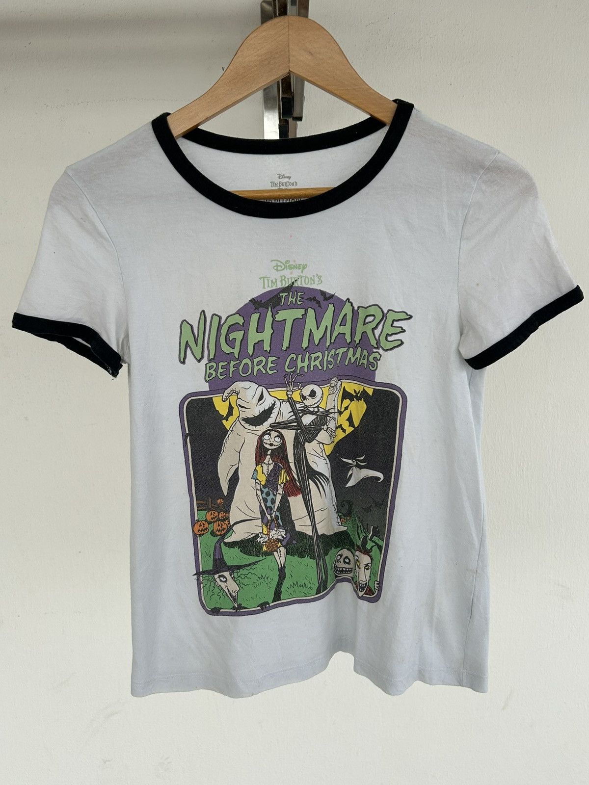 Disney Tim Burton Ringer Tee Size US XXS / EU 40 - 1 Thumbnail