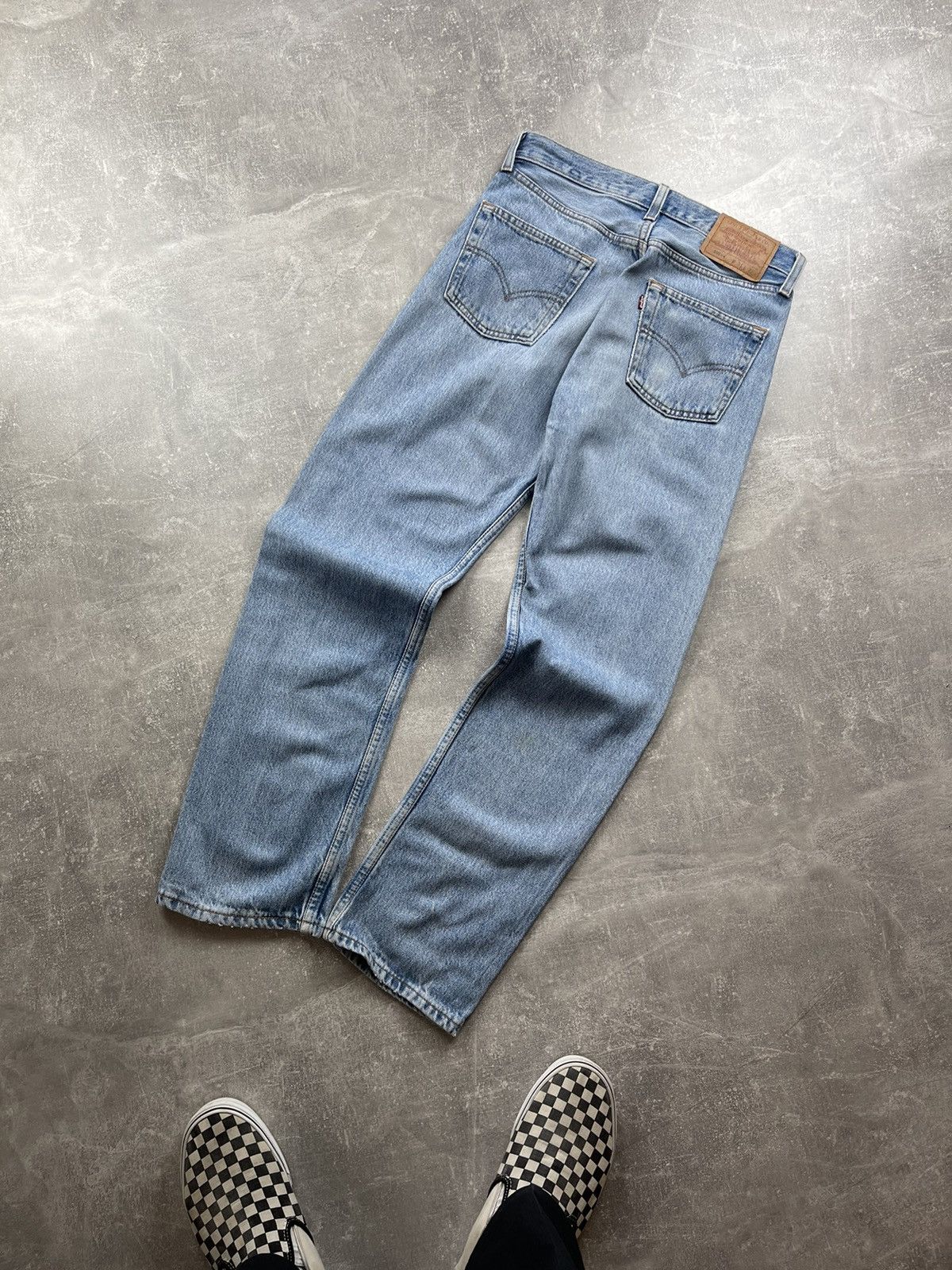Levi's × Vintage Vintage Levis 501xx Light Blue Jeans Size US 31 - 1 Thumbnail