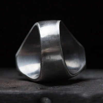 Jewelry Stainless Steel Coffin Ring (size 7-13) Size ONE SIZE - 4 Thumbnail