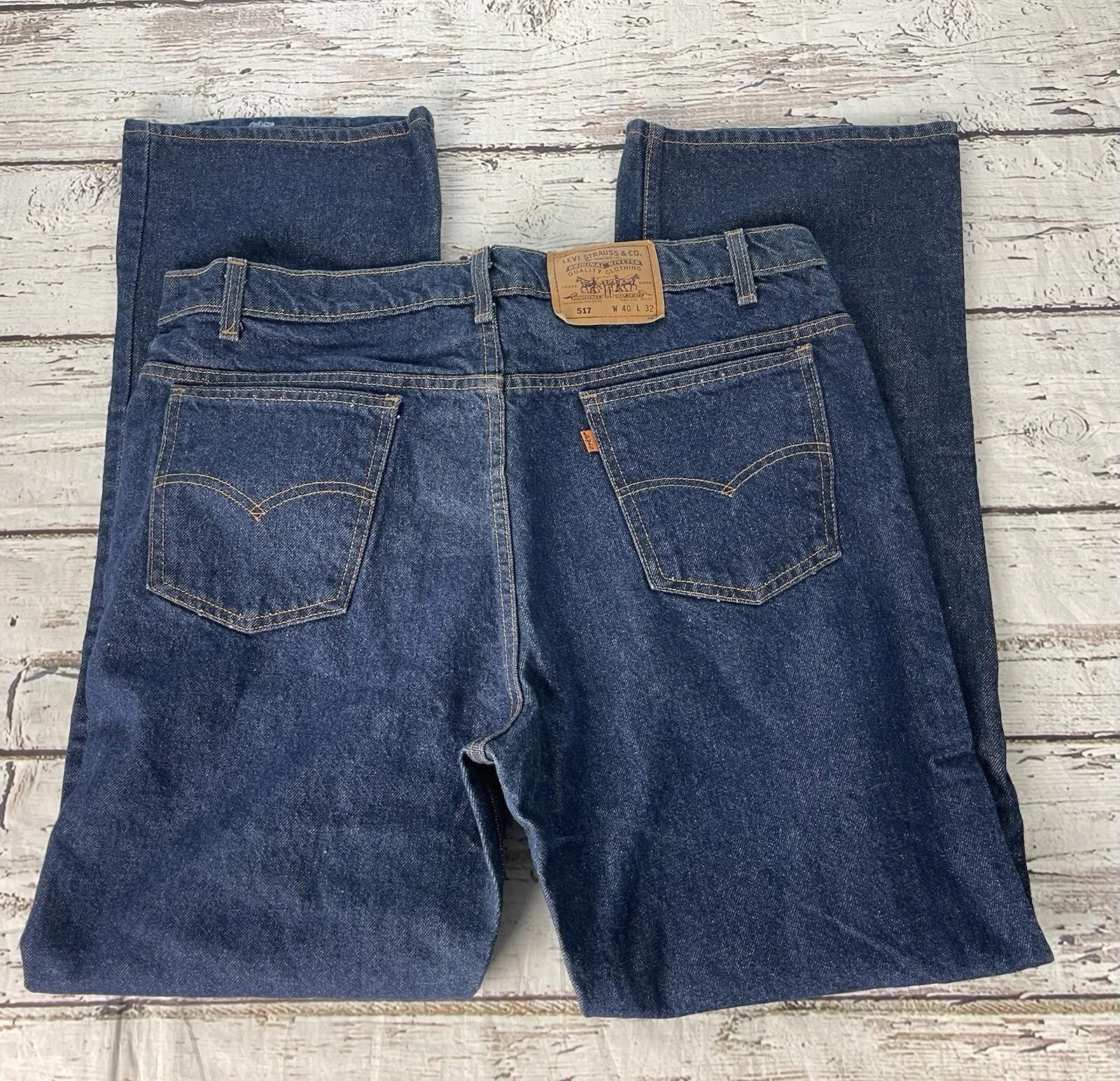 Levi's Levi's 517 40X32 Vintage 90's USA Made Orange Tab Jeans Size US 40 / EU 56 - 1 Thumbnail