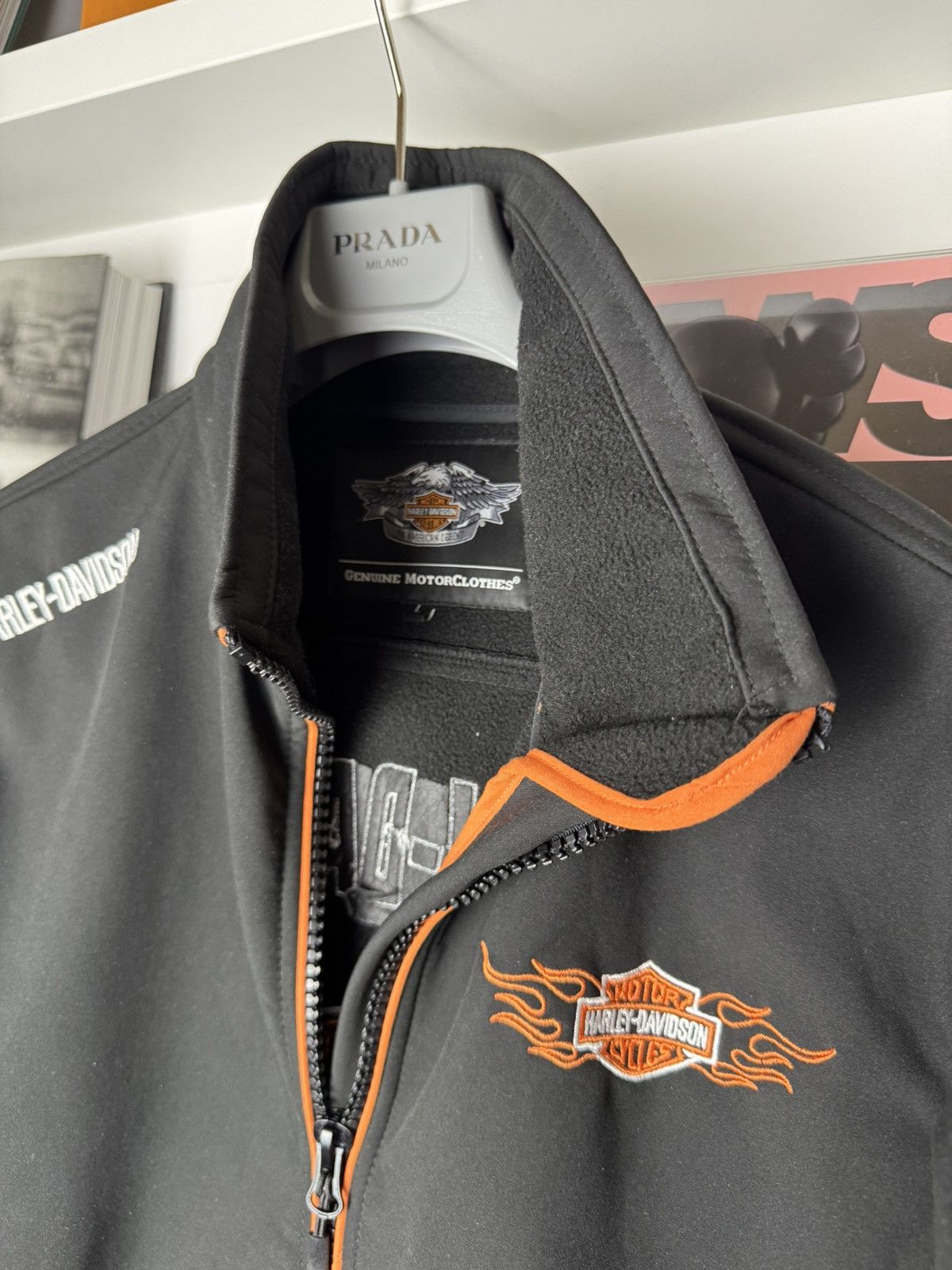 Harley Davidson Harley Davidson Moto Soft Shell Jacket Vintage choppers west Size US L / EU 52-54 / 3 - 3 Thumbnail