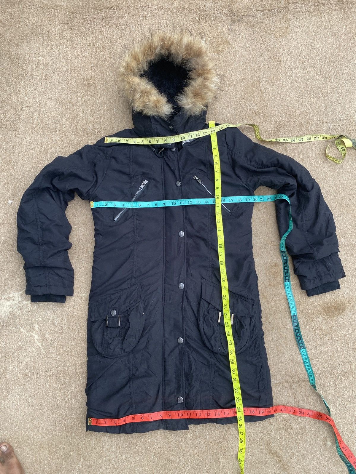 If Six Was Nine Vintage unbrd fur hoddie long jacket Size US S / EU 44-46 / 1 - 11 Thumbnail