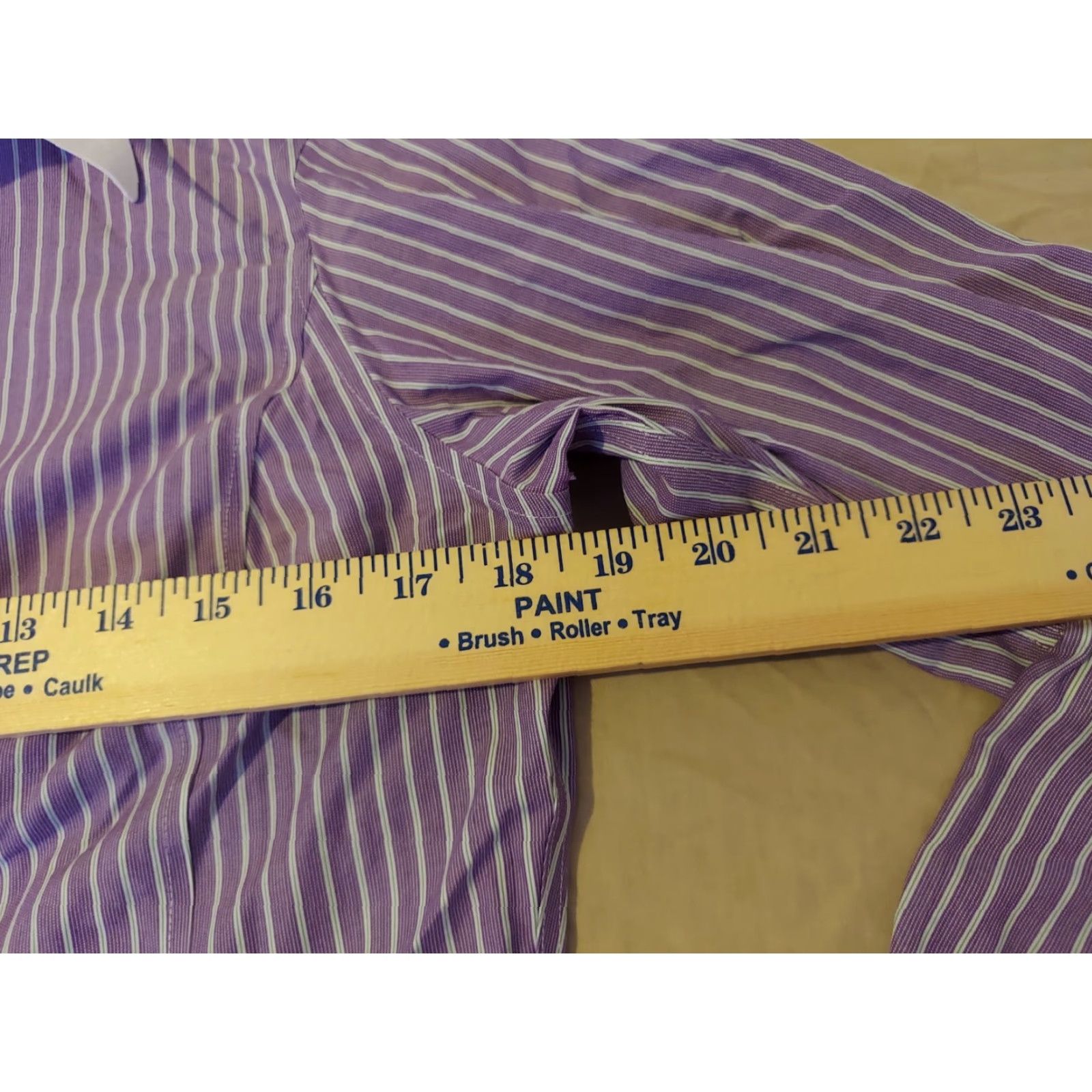 Brooks Brothers Womens Brooks Brothers Dress Shirt 10 Purple Button Cotton Blouse Size L / US 10 / IT 46 - 4 Thumbnail
