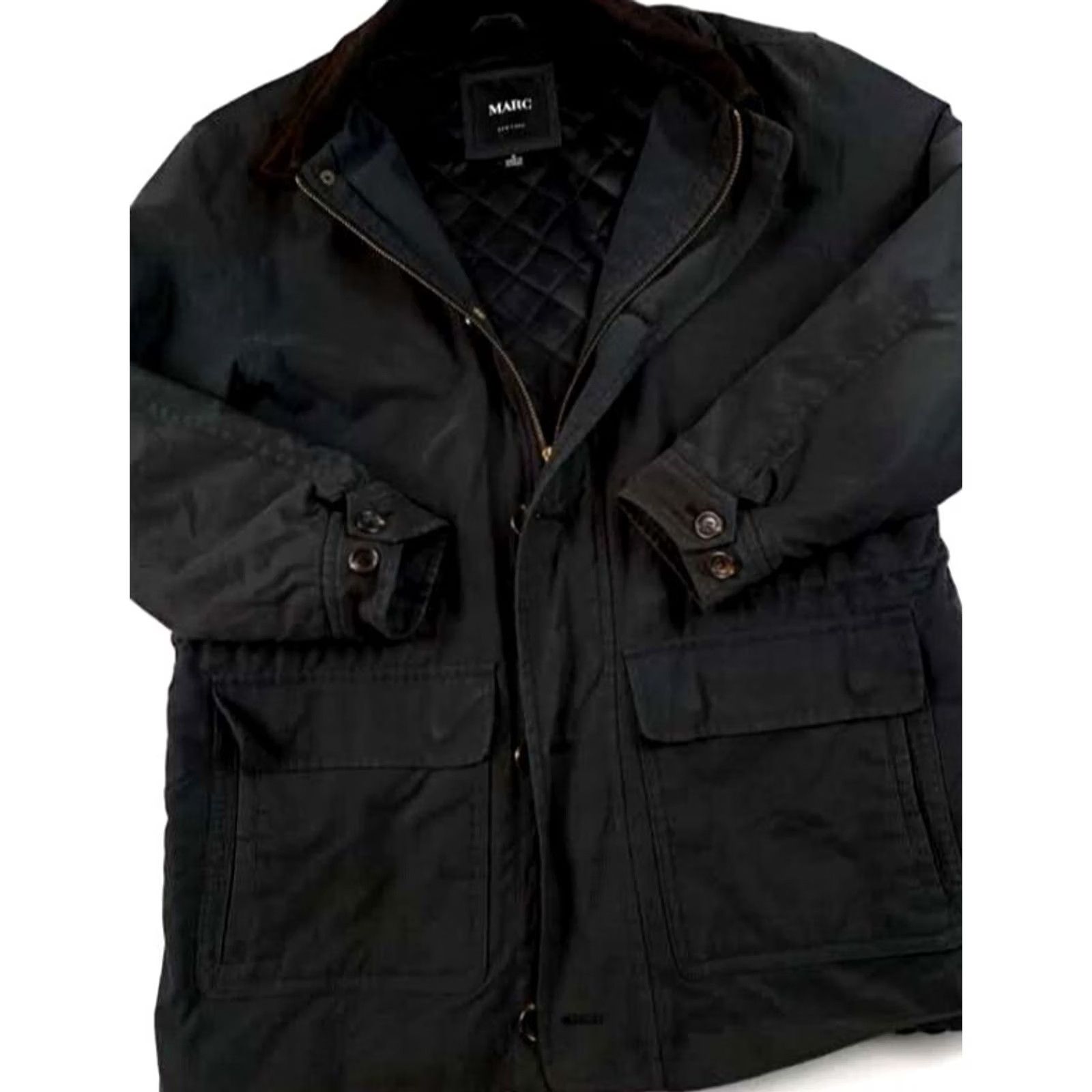 Vintage Marc New York Coat Barn Nylon Quilted Insulated Small Full Zip&Button Men Urban Outdoors Size US S / EU 44-46 / 1 - 4 Thumbnail
