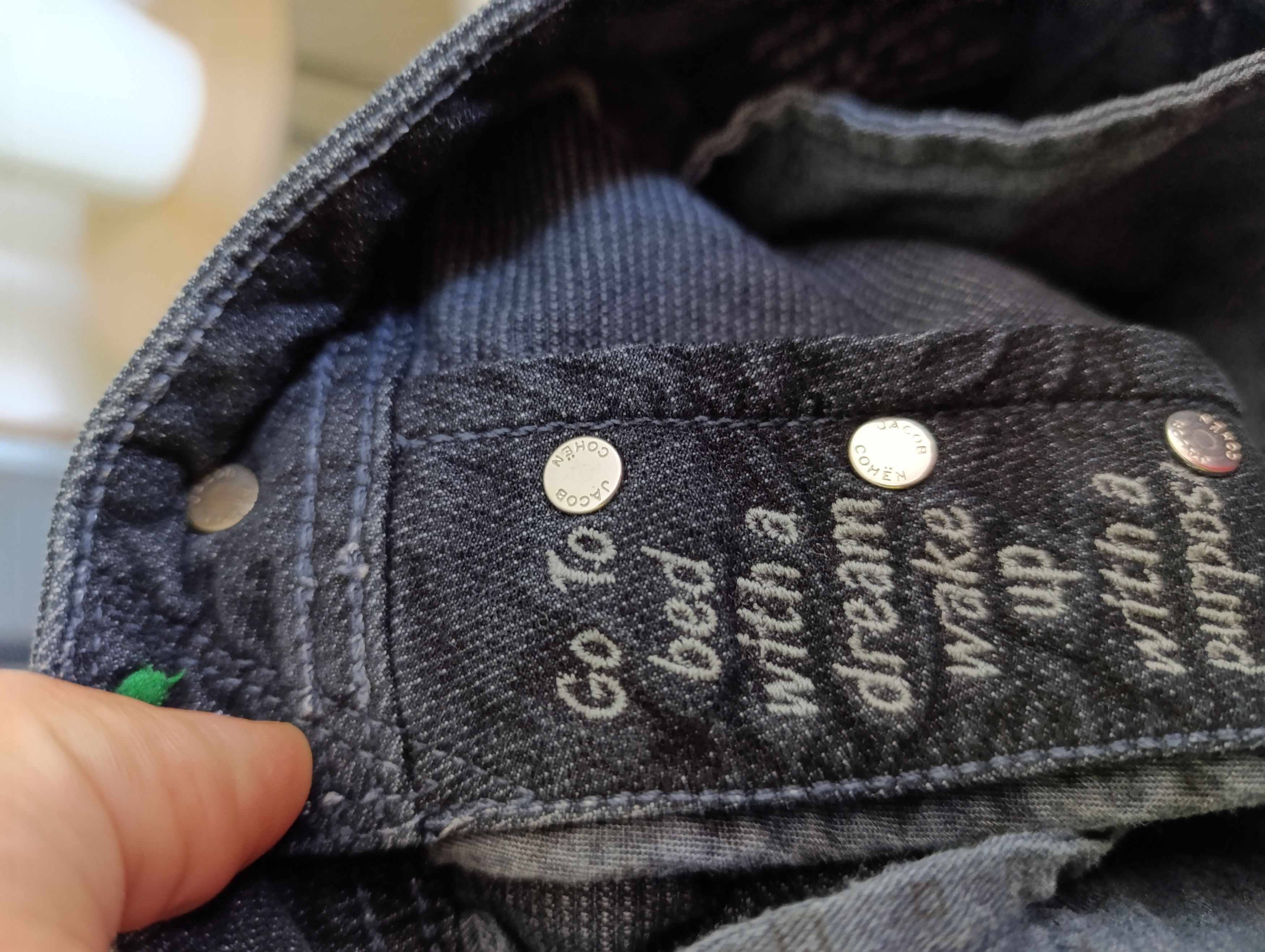 Designer JACOB COHEN HOSEN EXCLUSIVE ITALIAN JEANS J688 COMF PANTS Size US 31 - 22 Thumbnail