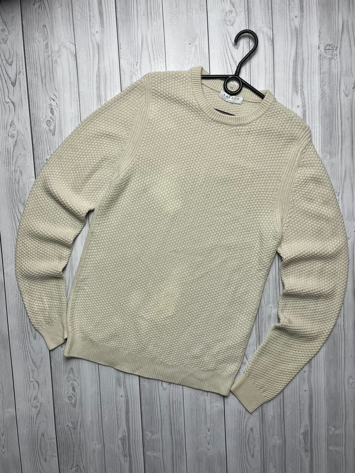 Sandro × Vintage Vintage Sandro sweater size L knitted stains Size US L / EU 52-54 / 3 - 1 Thumbnail