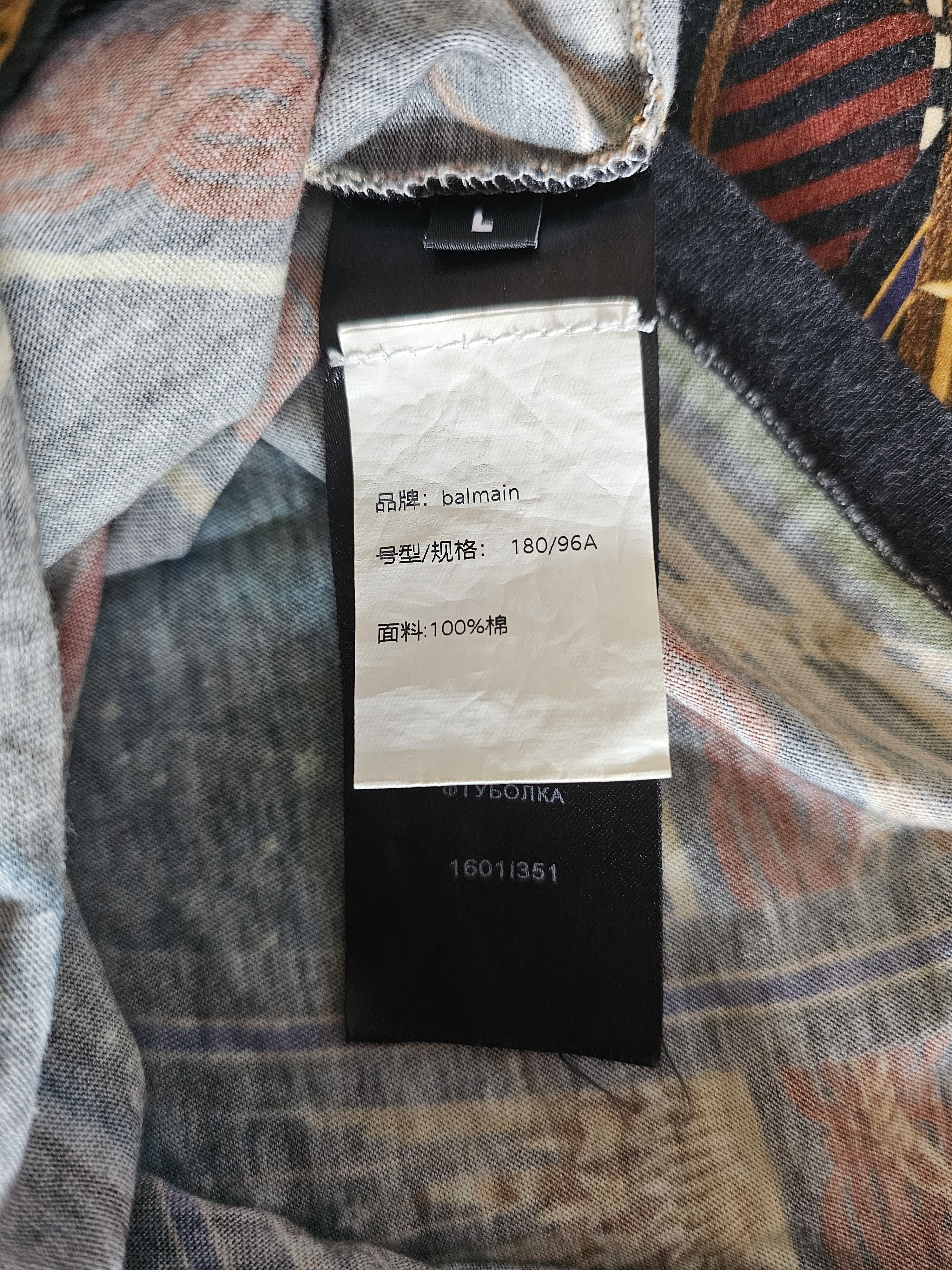 Balmain Balmain Men's Star Equestrian T-shirt Size L Size US L / EU 52-54 / 3 - 6 Thumbnail