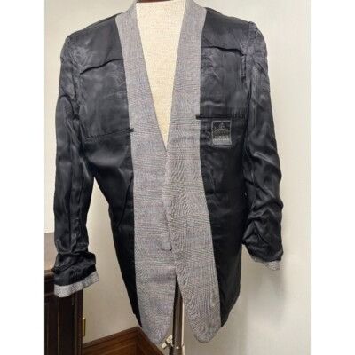 Other Cromwell Juster's Custom Suit Sz 44-46 Windowpane Wool Two B Size 44R - 10 Thumbnail