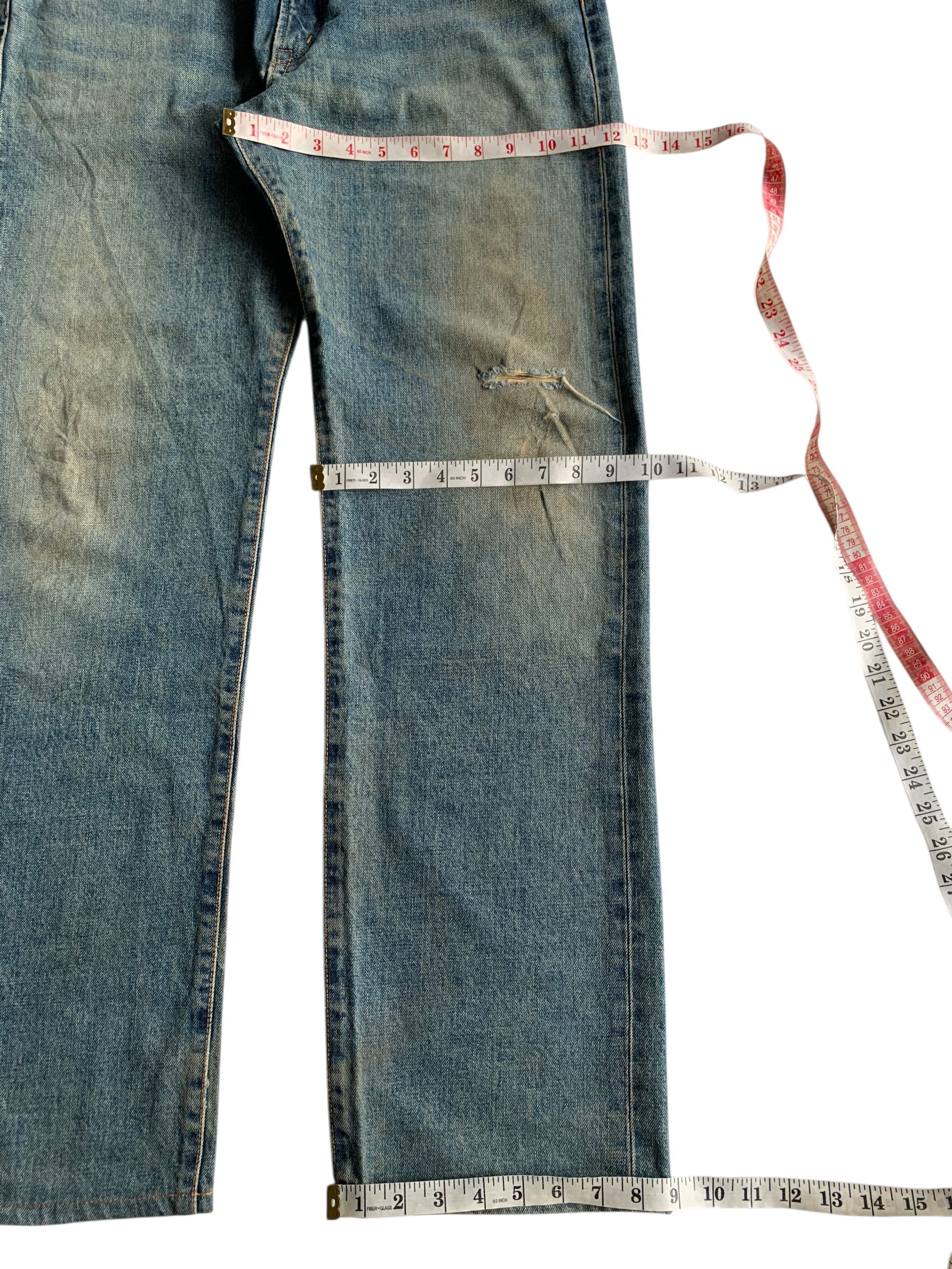 Japanese Brand × Kapital × Vintage VINTAGE EDWIN 505XX SELVEDGE RUSTY DISTRESSED DENIM Size US 34 / EU 50 - 16 Thumbnail