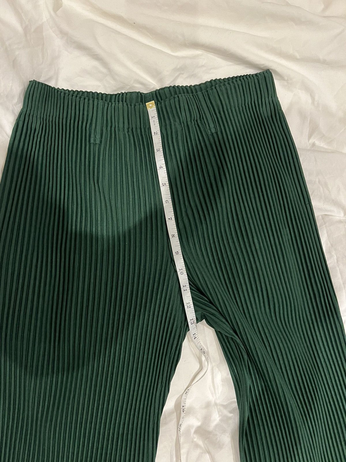 Issey Miyake HOMME PLISSÉ ISSEY MIYAKE Trousers Green Size 2 Medium Size US 33 - 12 Thumbnail