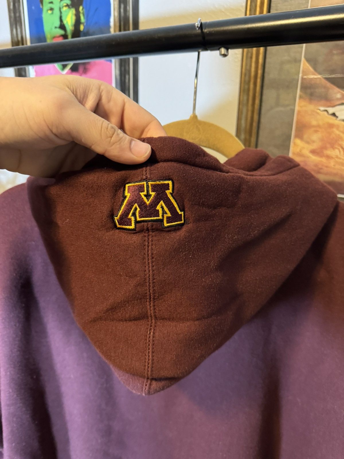 Champion × Vintage Vintage Minnesota Gophers Champion Hoodie Size US XL / EU 56 / 4 - 5 Thumbnail