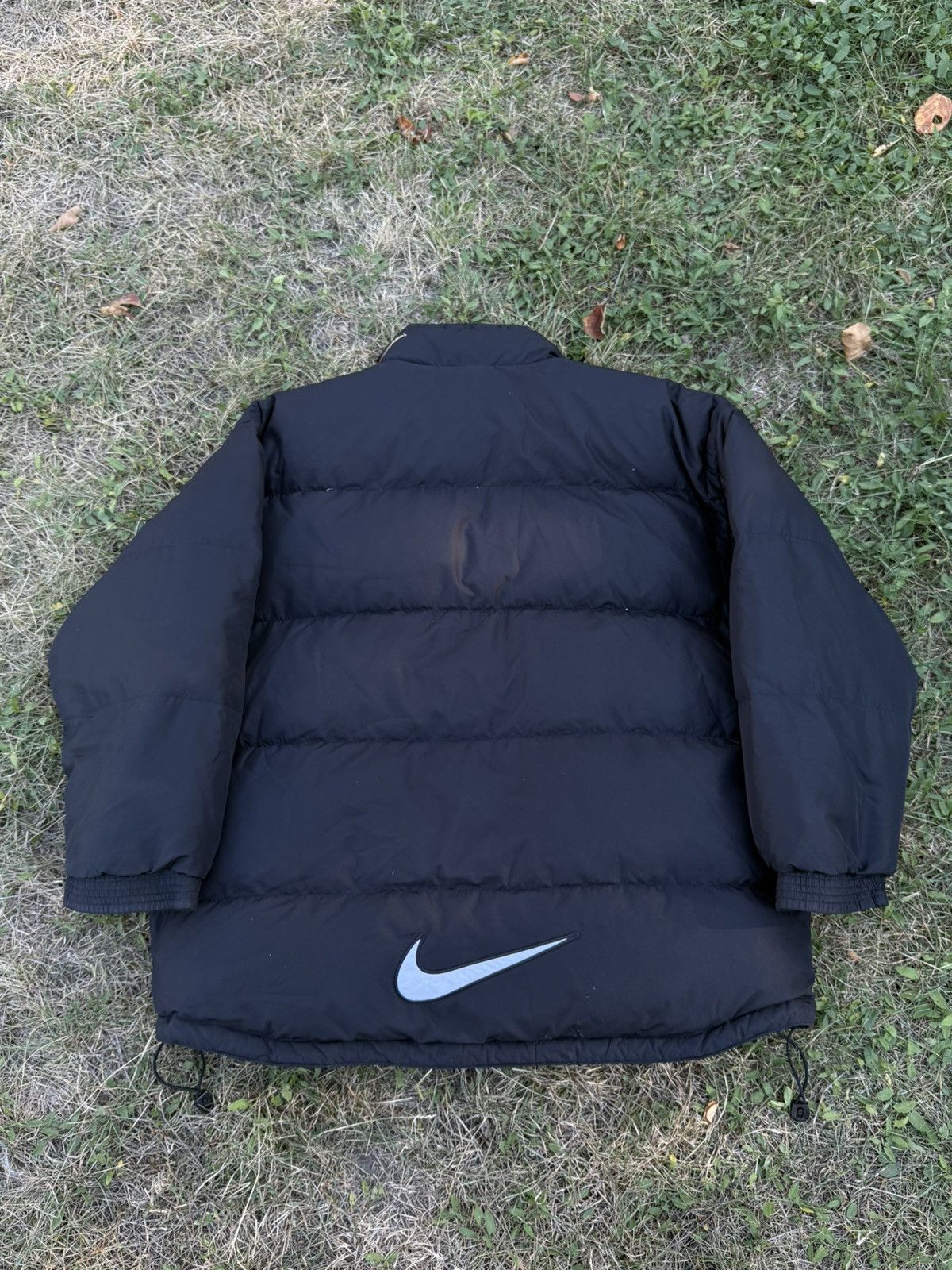 Nike Vintage y2k Nike Big swoosh 90s down jacket Size US XXL / EU 58 / 5 - 2 Thumbnail