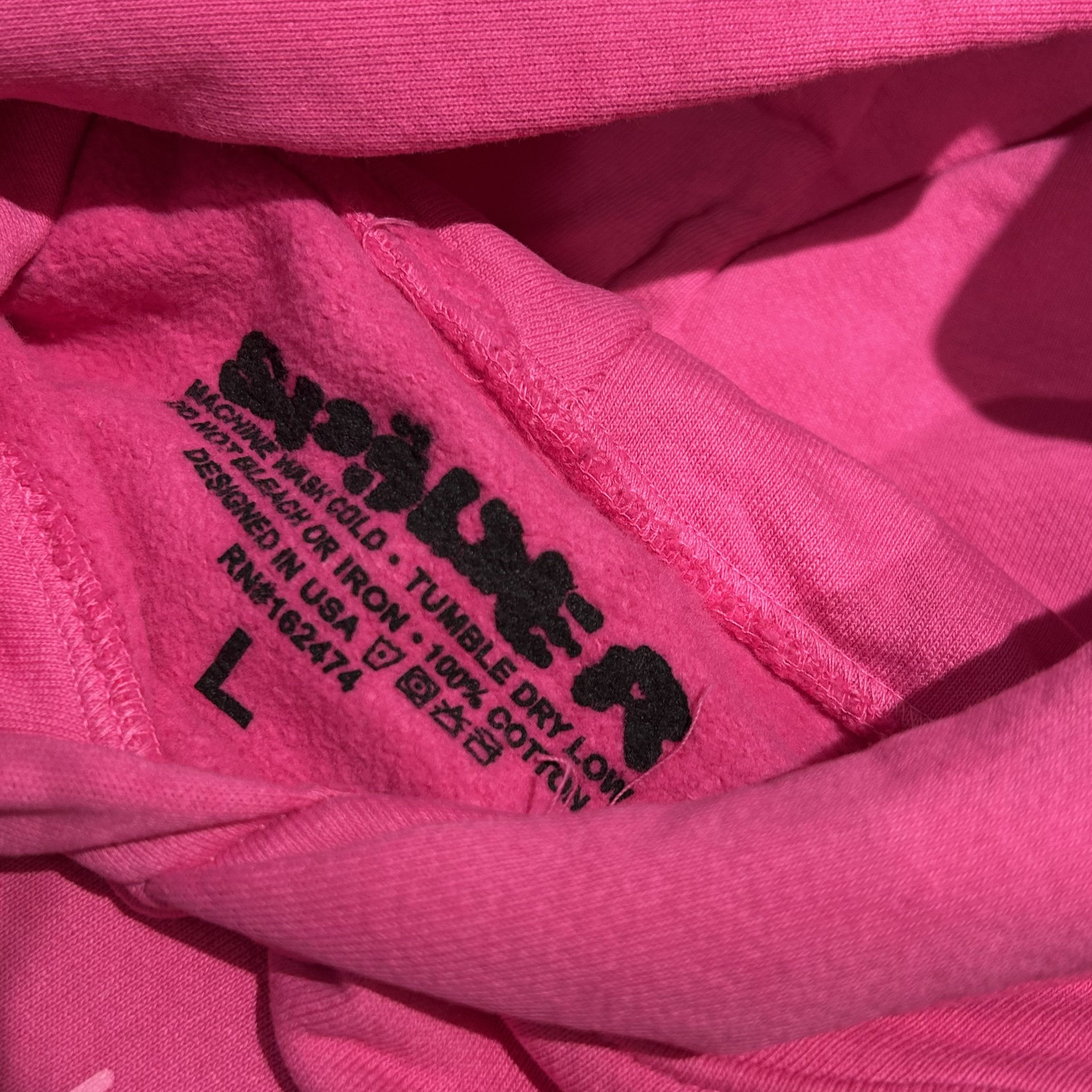 Sp5der SP5DER P*NK Hoodie Pink Size US L / EU 52-54 / 3 - 3 Thumbnail