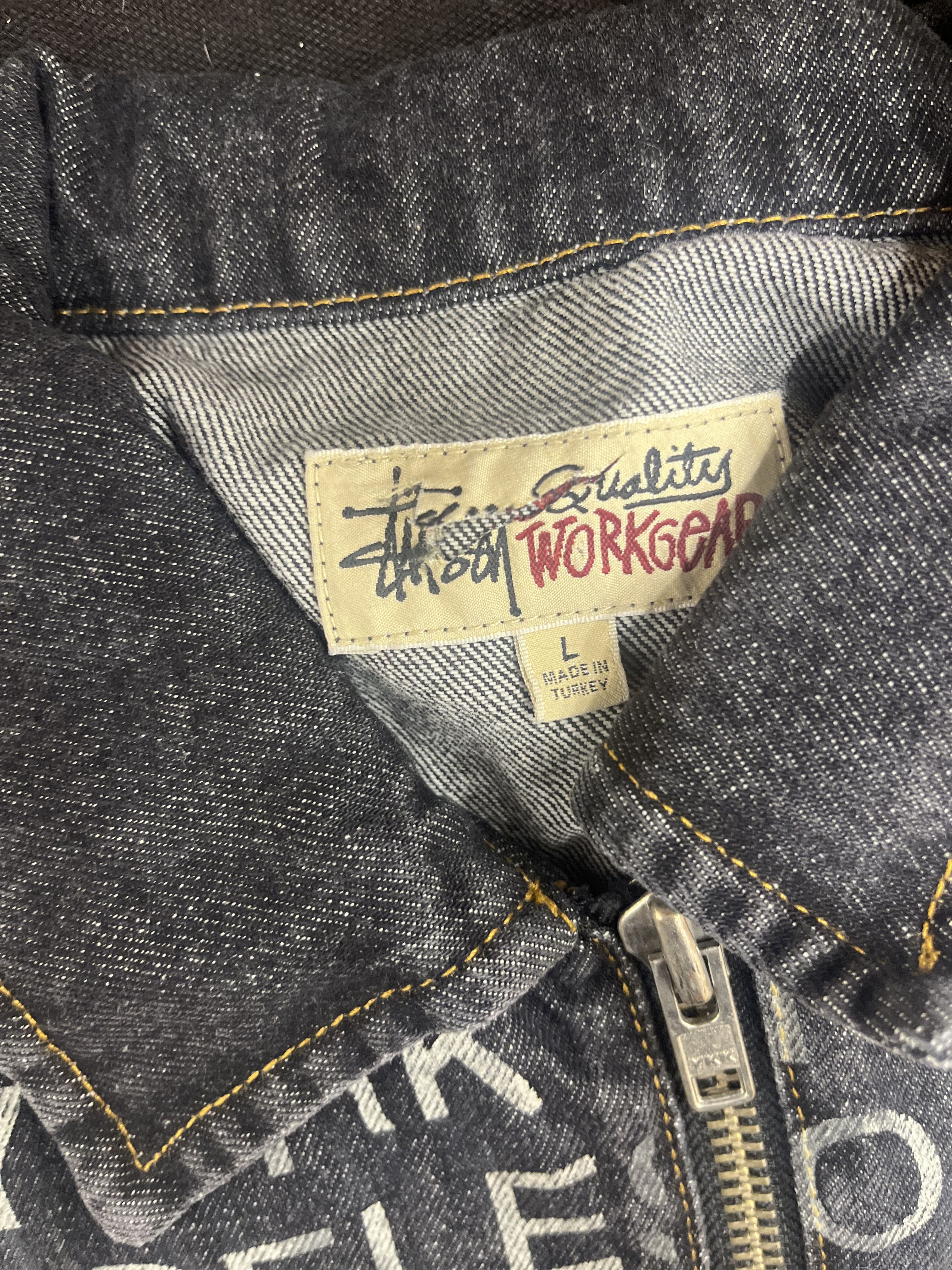 Stussy TRUCKER JACKET DENIM Size US L / EU 52-54 / 3 - 7 Thumbnail