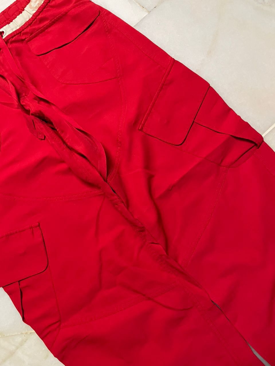 Japanese Brand BA PRO U.S.A PARACHUTE NYLON CARGO RED PUNK COLOR Size US 30 / EU 46 - 5 Thumbnail