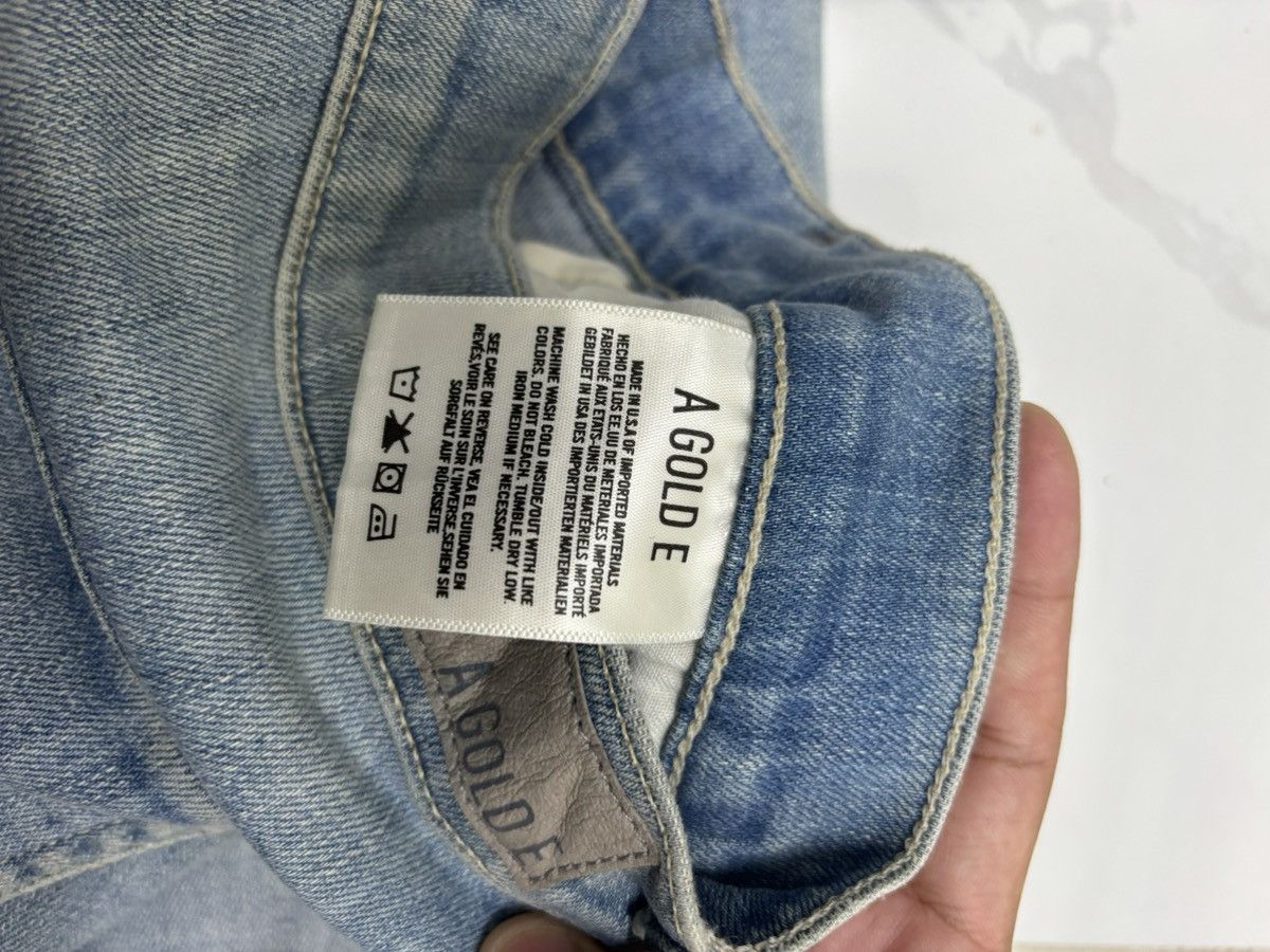 Agolde AGOLDE Denim Super Flare Jeans Distressed Denim Size US 29 - 10 Thumbnail