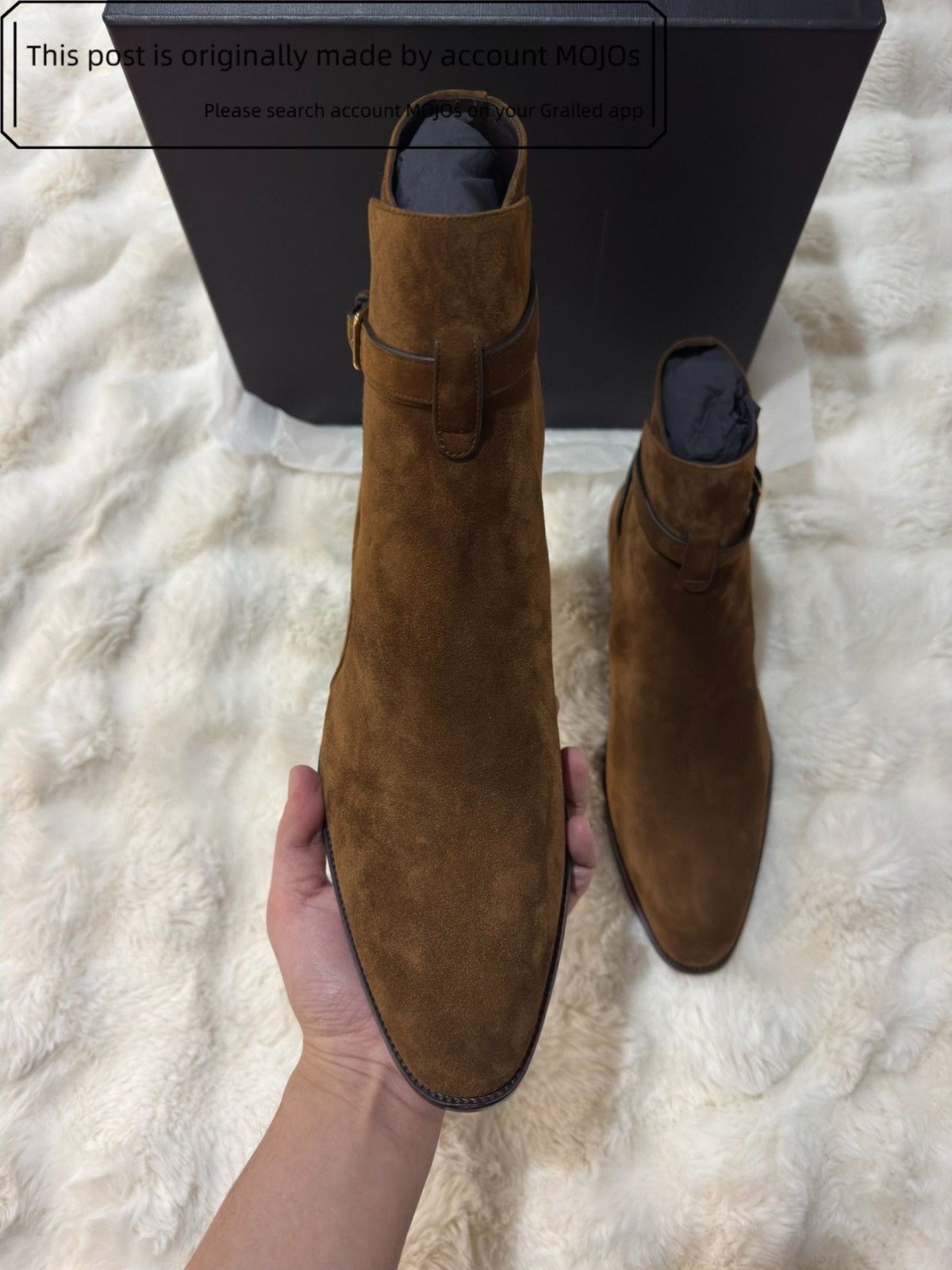 Saint Laurent Paris Sz 45 Saint Laurent Paris Cachemire Land Boots mojos13184 Size US 12 / EU 45 - 4 Thumbnail