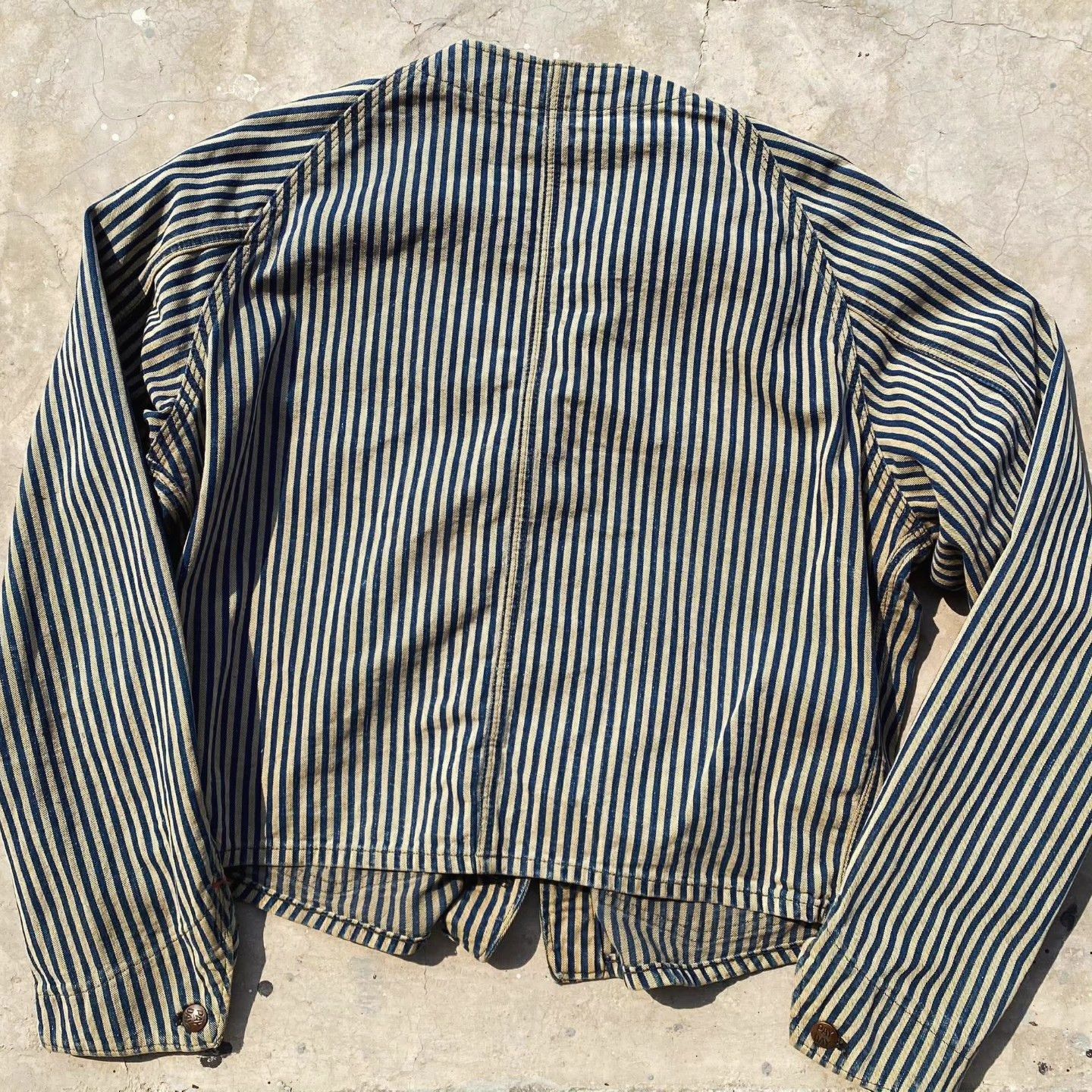 Vintage Original Vintage 50s PAY DAY Hickory Striped Jacket Size US M / EU 48-50 / 2 - 2 Thumbnail