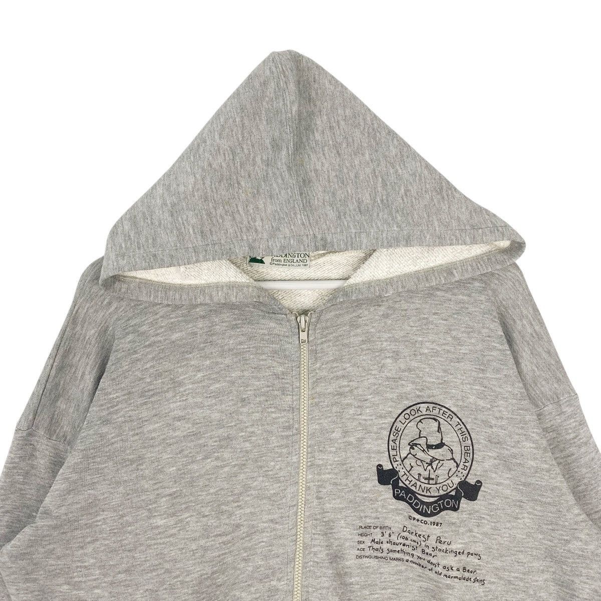 Other Vintage Paddington England Hoodie Big Logo Gray Size M Size US M / EU 48-50 / 2 - 4 Thumbnail
