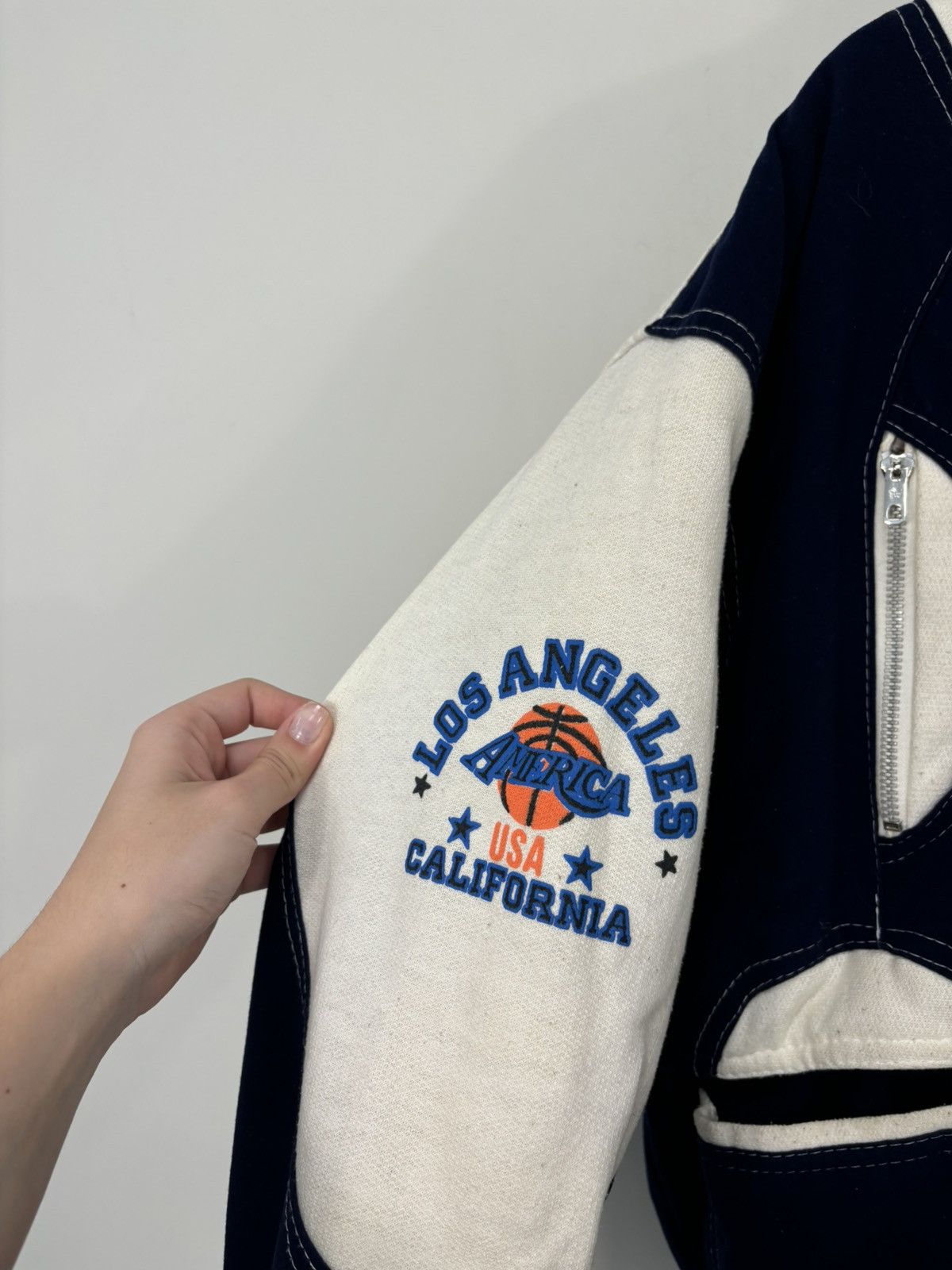 Vintage 90s Los Angeles USA Basketball Rare Bomber Jacket