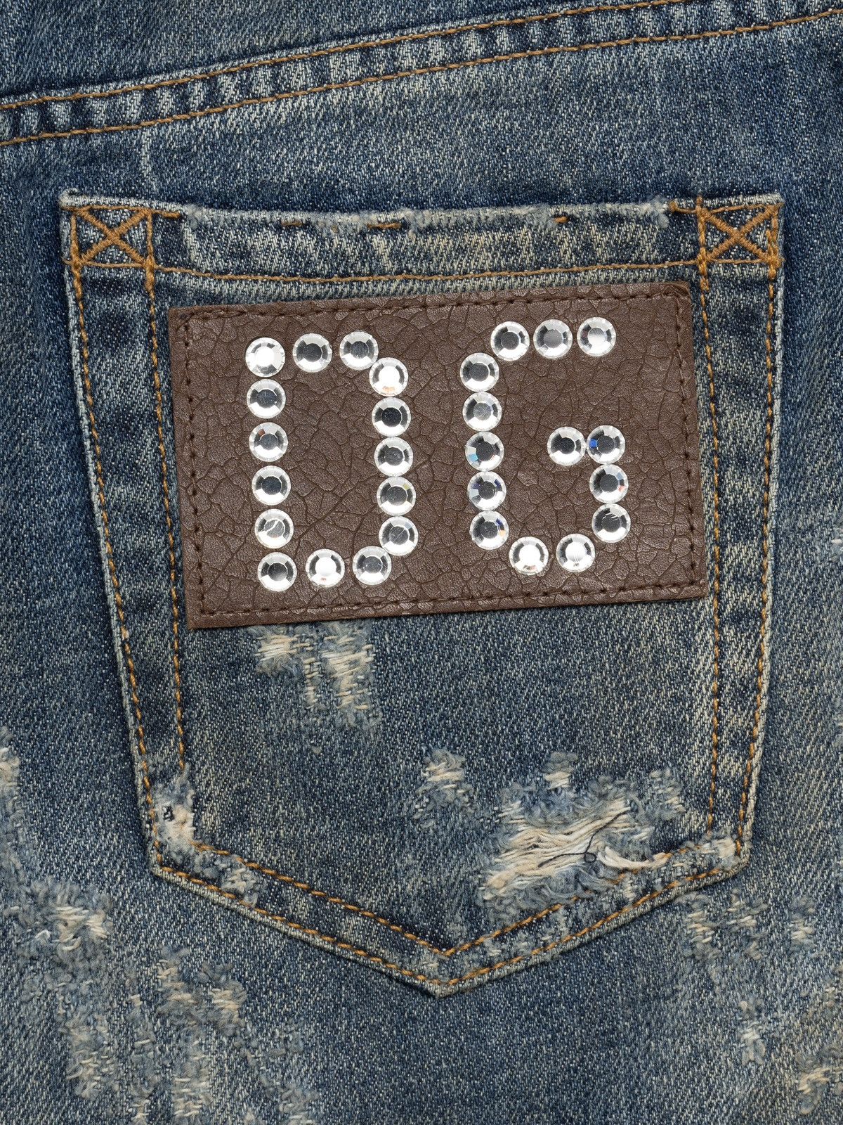 Dolce & Gabbana Dolce&Gabbana leather pocket denim mini skirt Size 27" / US 4 / IT 40 - 3 Thumbnail