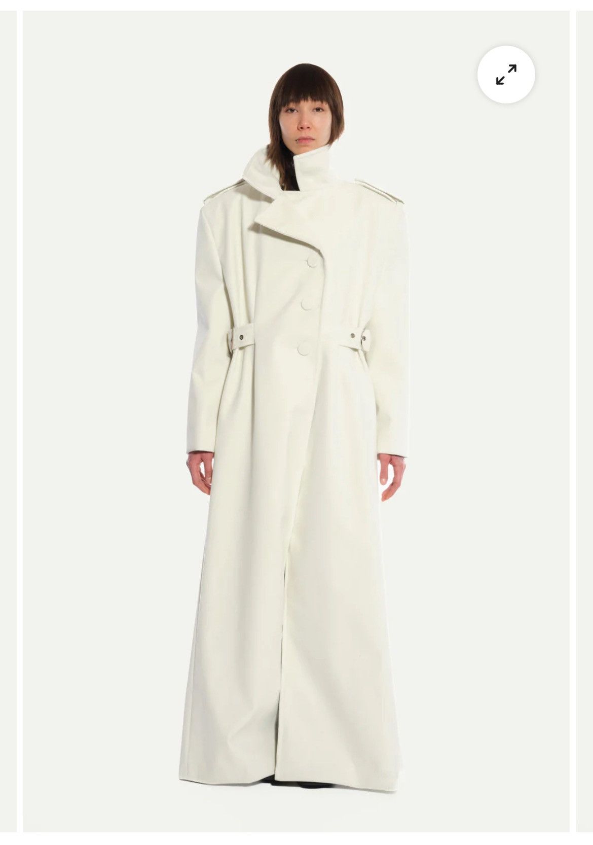 Maison Margiela White coat velour Size M / US 6-8 / IT 42-44 - 2 Thumbnail