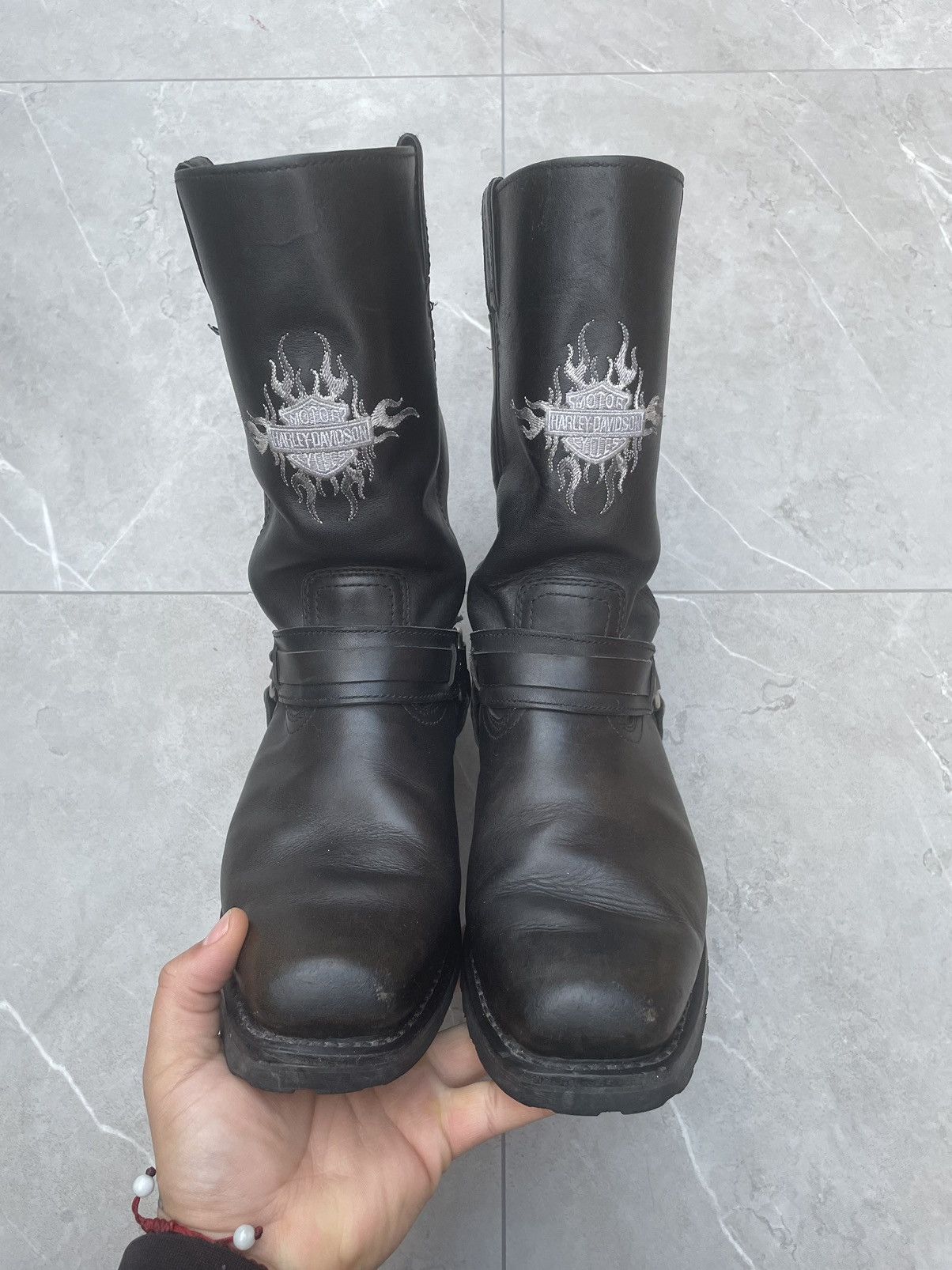 Vintage Vintage Harley Motorcycle Engineering Boots Size US 10 / EU 43 - 7 Thumbnail