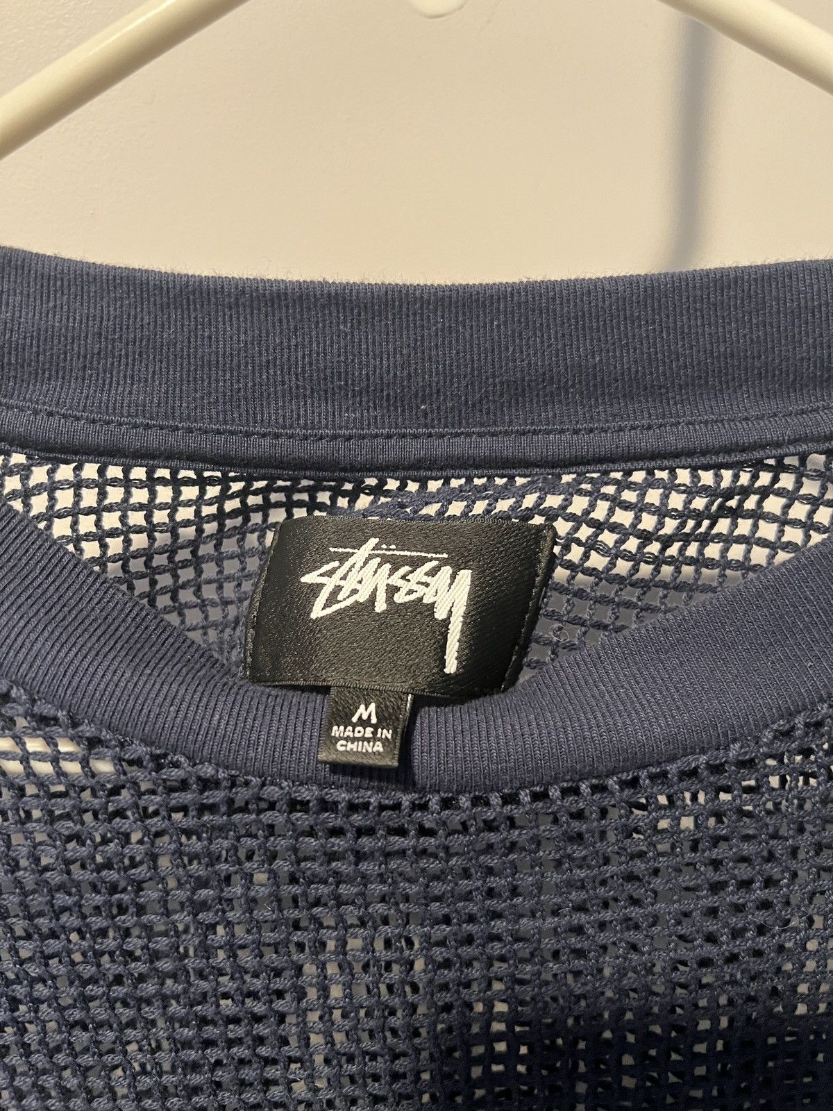 Stussy Stussy Cotton Mesh LS Crew | Grailed