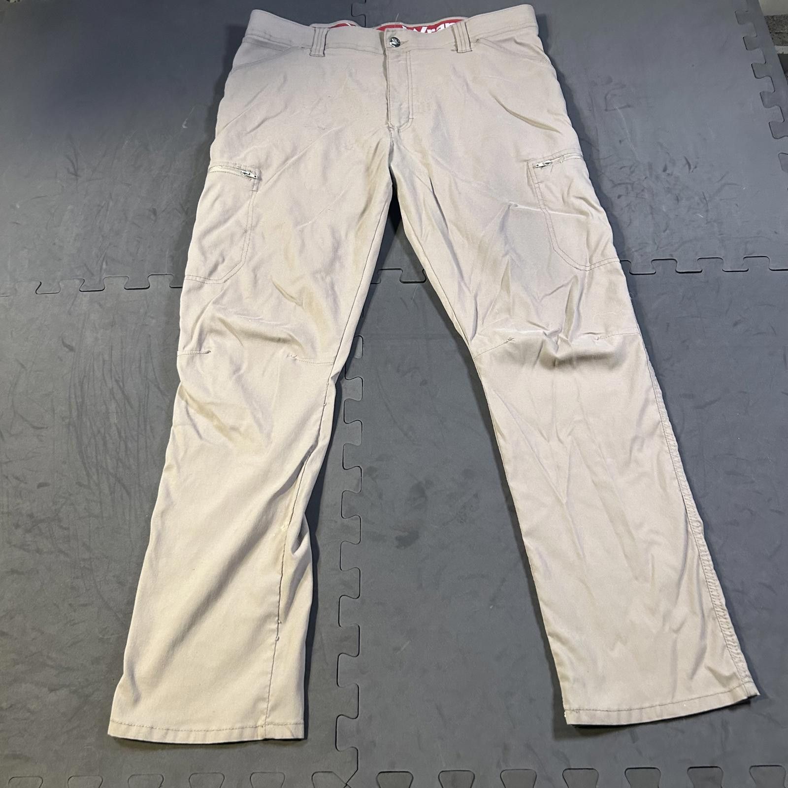 Wrangler Wrangler Men's Casual Pants Beige Size US 36 / EU 52 - 2 Thumbnail