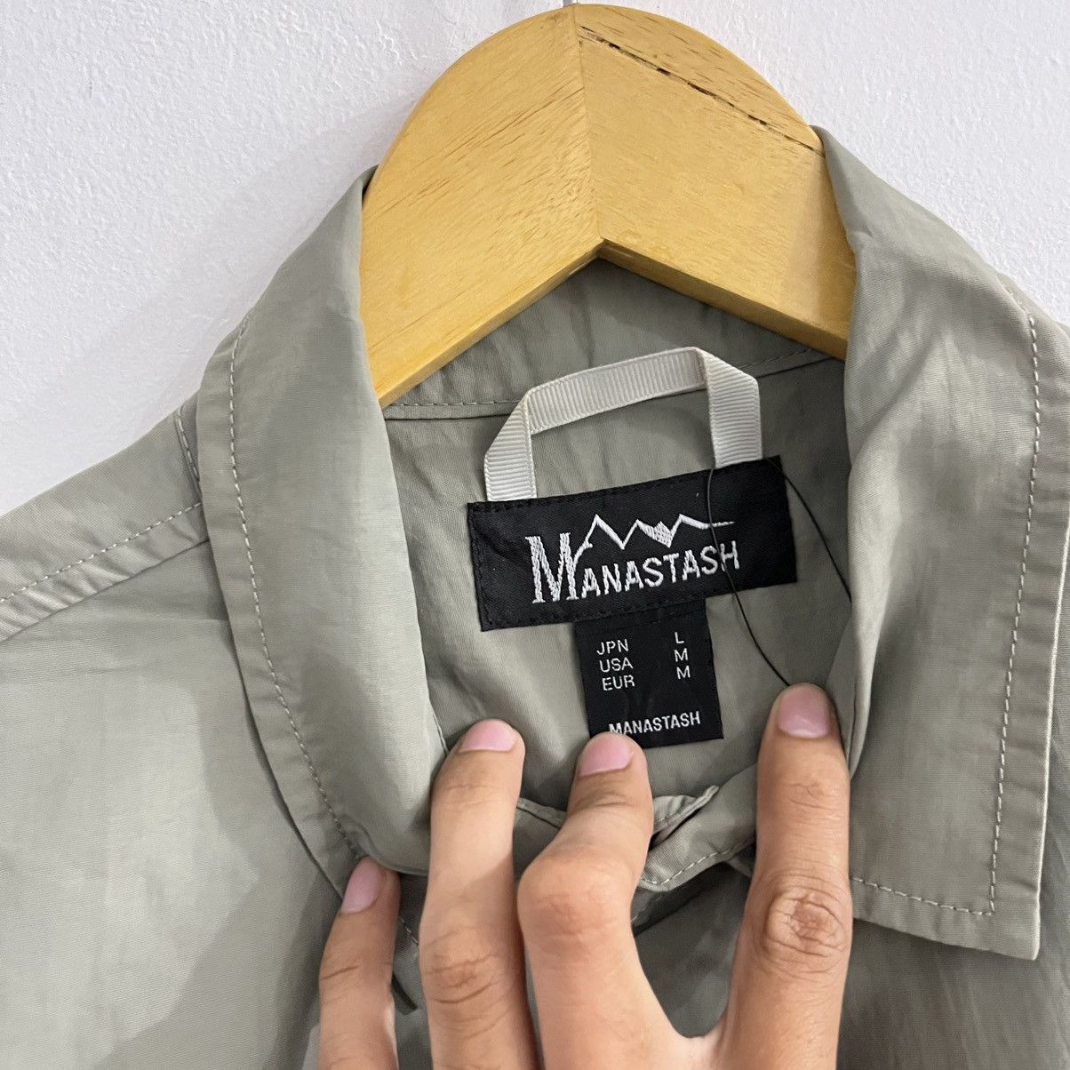 Manastash Manashtash Nylon Hidden Pocket Button Up Shirt Size US M / EU 48-50 / 2 - 4 Thumbnail