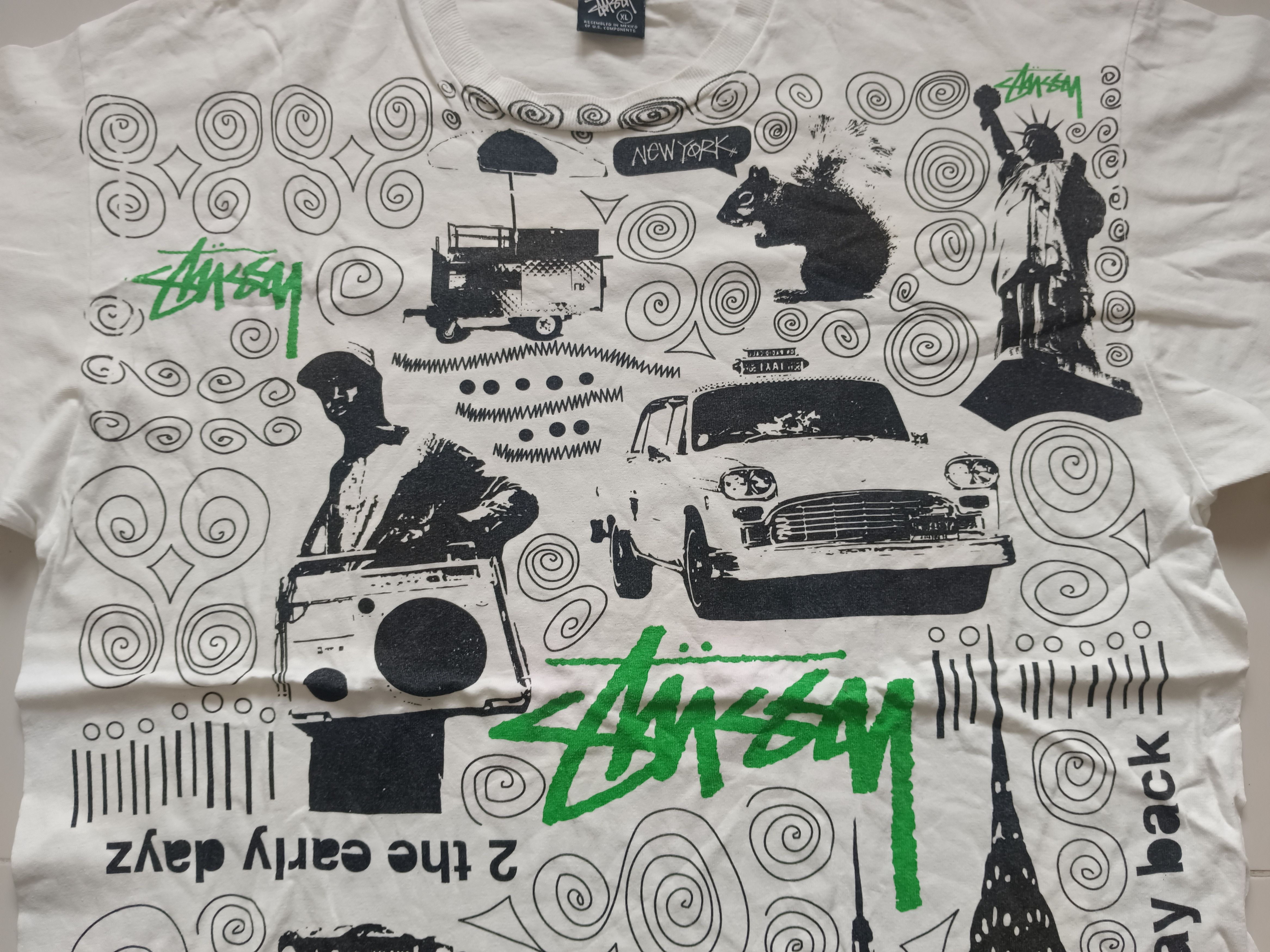 Stussy × Vintage Vintage Rare Stussy T-shirt Size US L / EU 52-54 / 3 - 9 Thumbnail