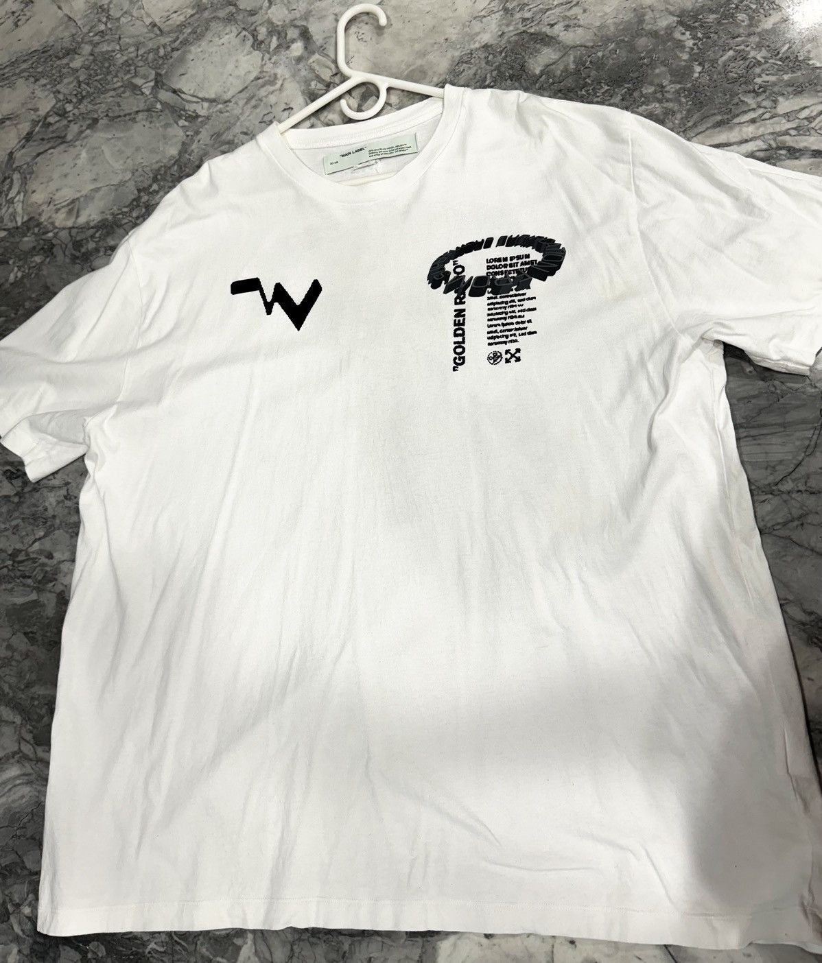 Off-White OFF WHITE Golden Ratio Print Tee Size US L / EU 52-54 / 3 - 2 Thumbnail