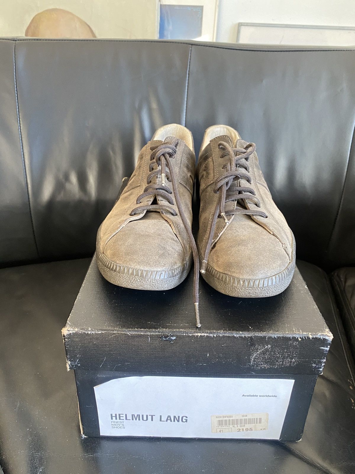 Helmut Lang Helmut Lang Leather Trainers Size US 8 / EU 41 - 3 Thumbnail