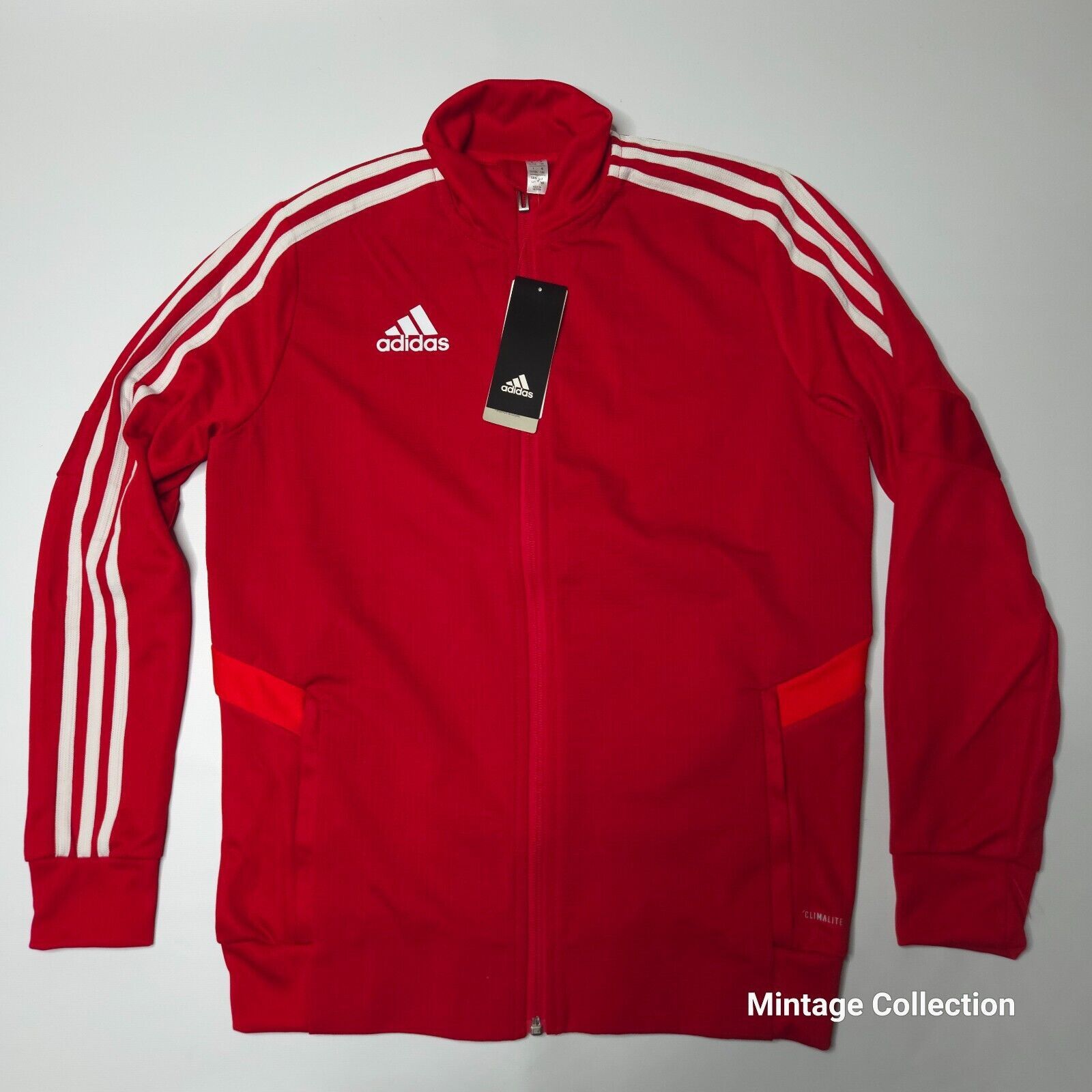 Adidas NEW ADIDAS YOUTH BOYS SIZE L RED TIRO 19 SOCCER TRACK JACKET Size US L / EU 52-54 / 3 - 2 Thumbnail