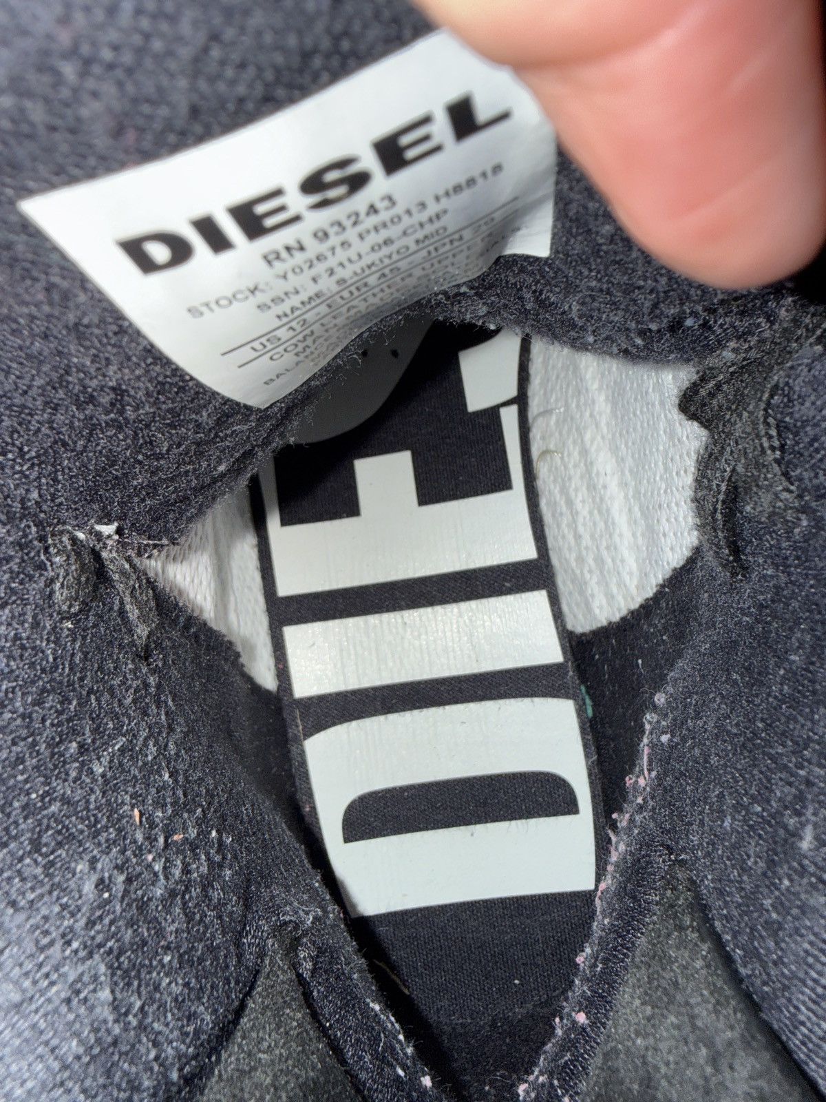 Diesel Diesel High Top Size US 12 / EU 45 - 2 Thumbnail