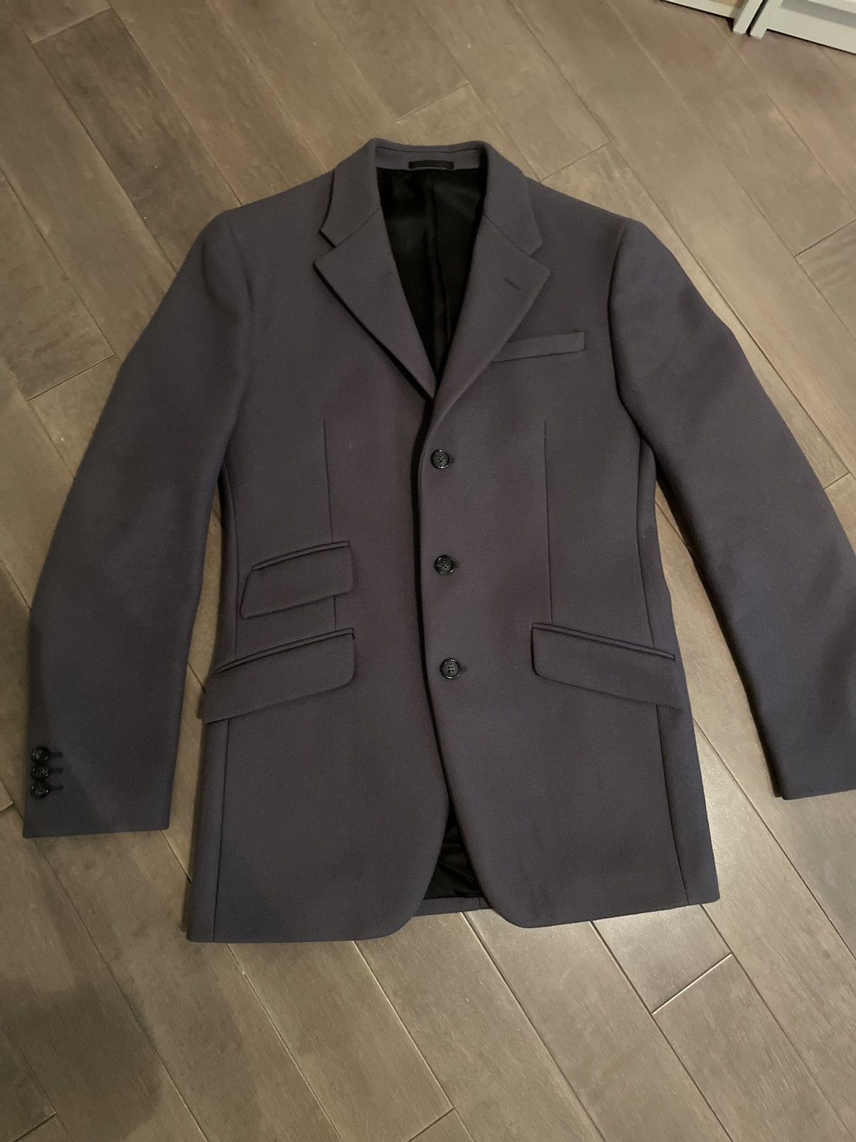 Raf Simons Gray Wool/Cashmere Blazer