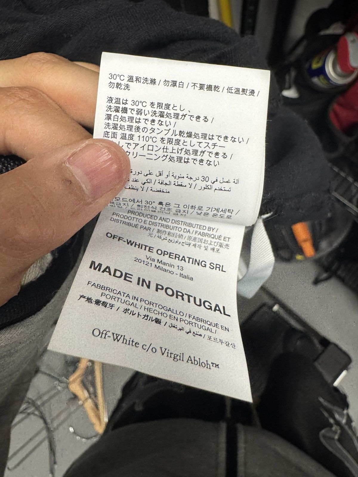 Off-White OFF-WHITE All Over Logo Print T-Shirt Black White Size US XXS / EU 40 - 11 Thumbnail