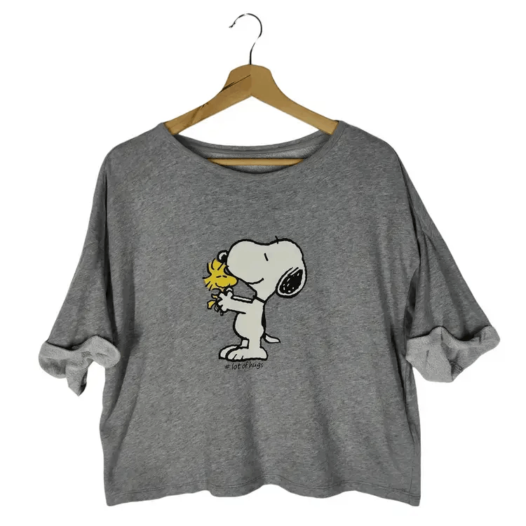 Peanuts GU x Peanuts Snoopy Crop Tops Size M / US 6-8 / IT 42-44 - 1 Thumbnail