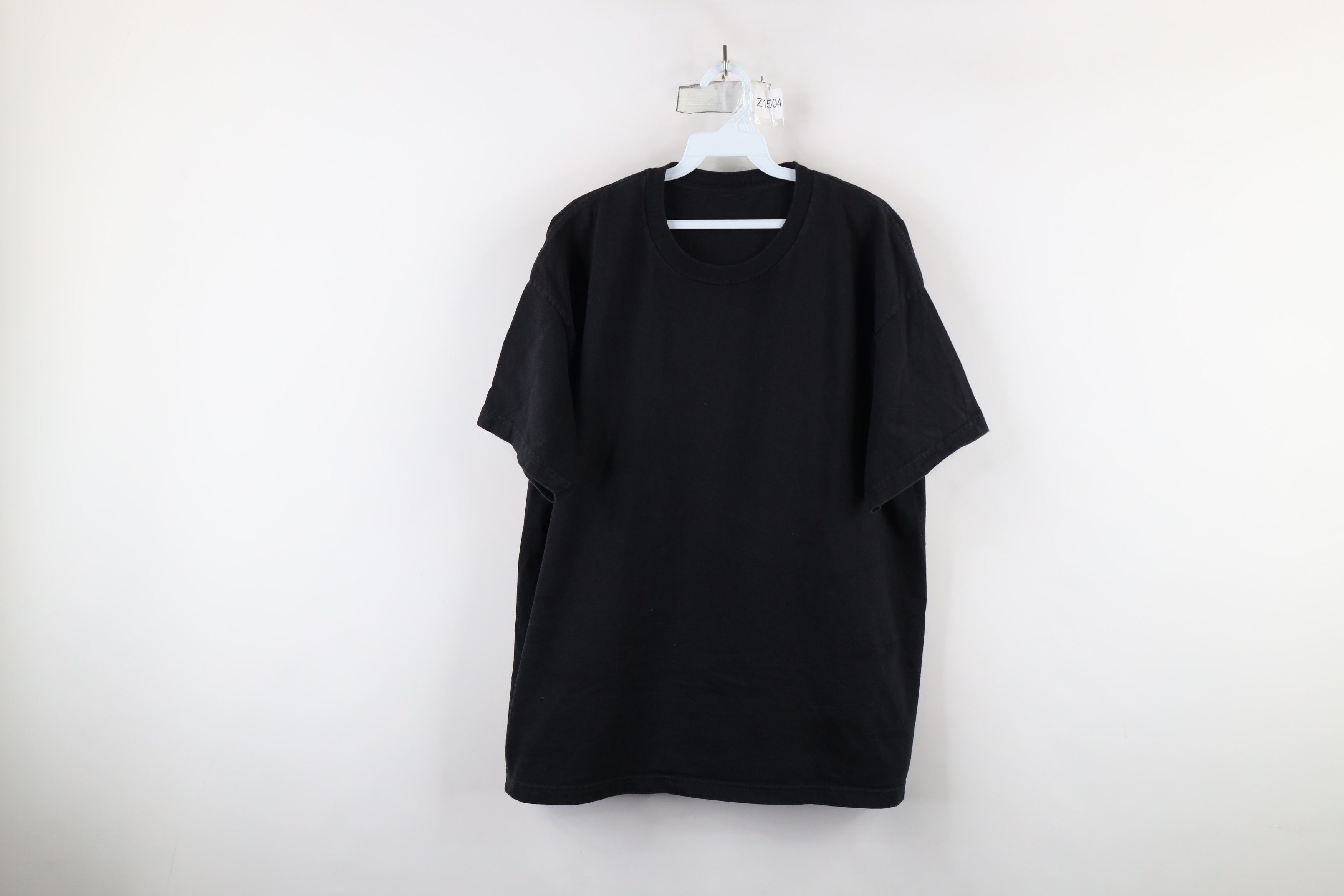 Vintage Vintage 90s Streetwear Cotton Short Sleeve T-Shirt Black Size US XL / EU 56 / 4 - 1 Thumbnail