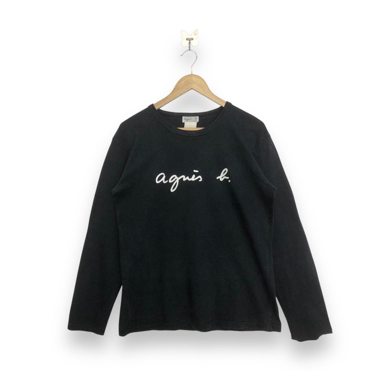 agnes b. AGNES.B SIGNATURE VINTAGE LONG SLEEVE TEE Size US M / EU 48-50 / 2 - 1 Thumbnail