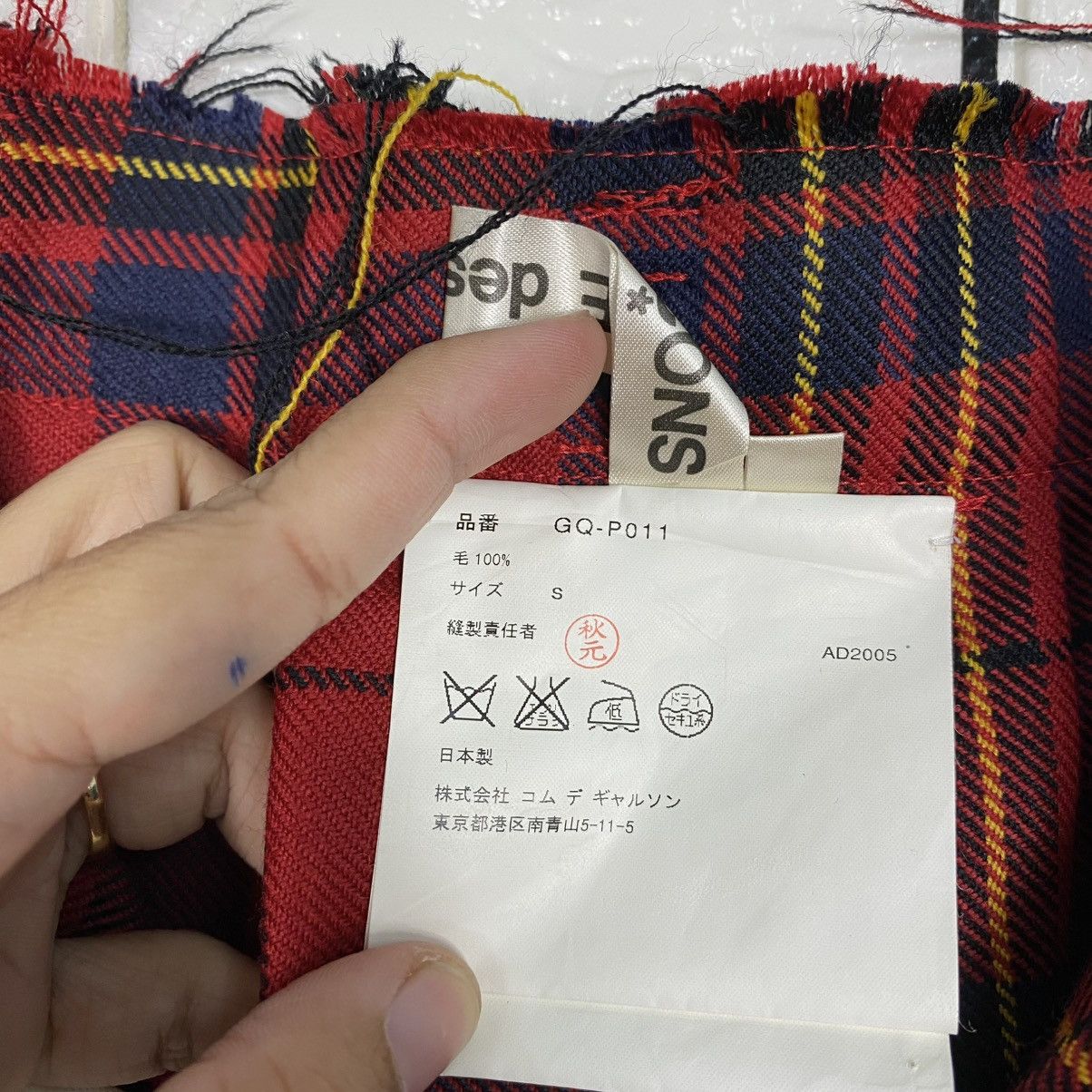 Comme des Garcons 🔥AD2005 Vintage Harem Pants Comme Des Garcons Plaid Tartan Size US 28 / EU 44 - 20 Thumbnail