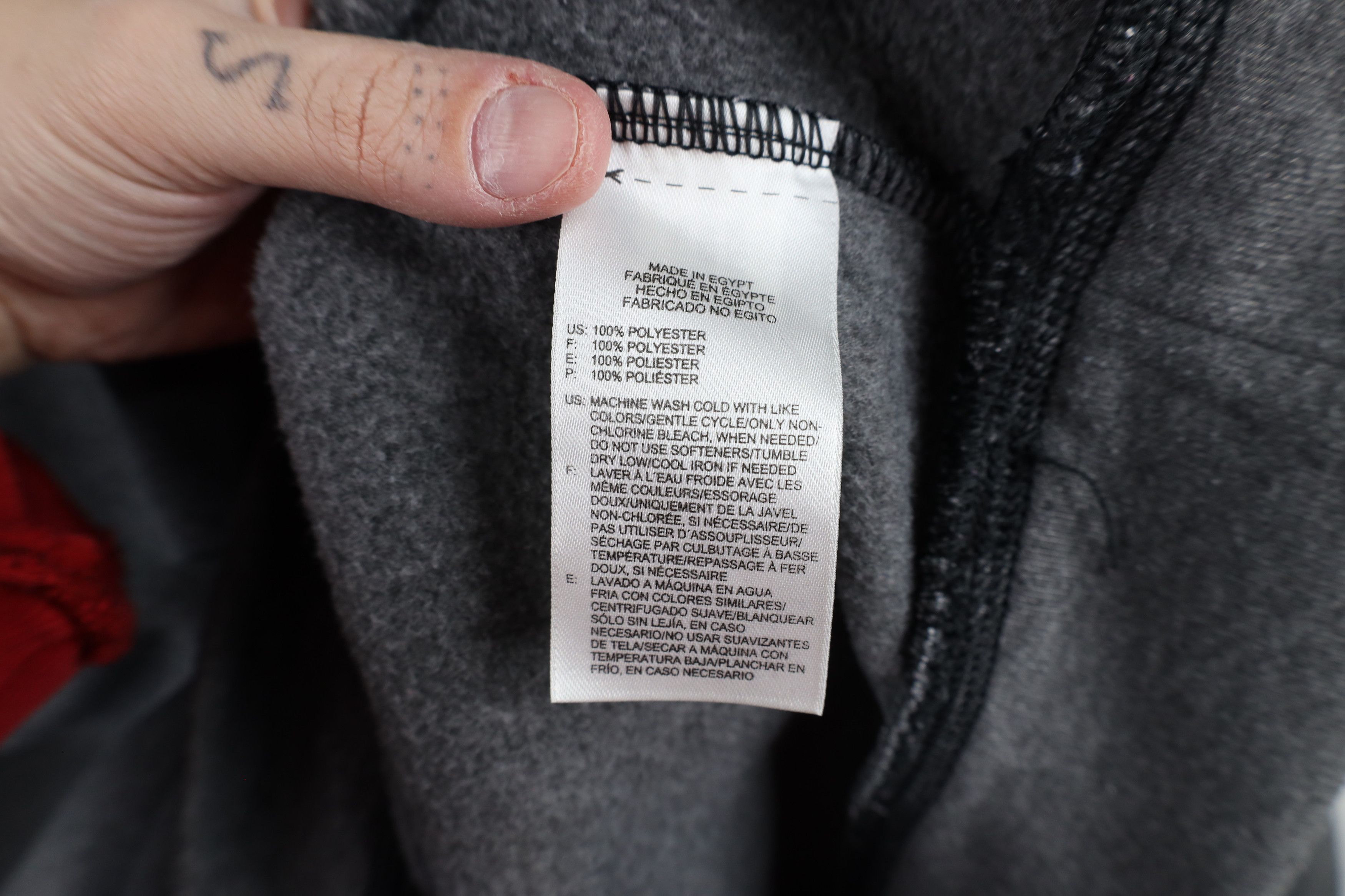 Reebok × Vintage Vintage Reebok Spell Out Crewneck Sweatshirt Heather Gray Size US XXL / EU 58 / 5 - 7 Thumbnail