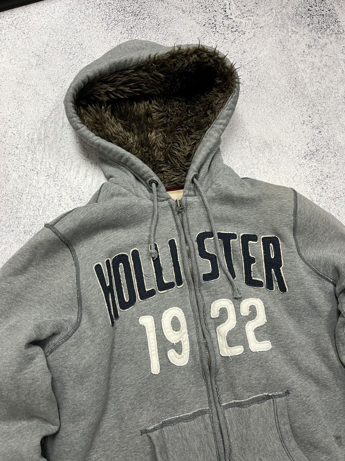Hollister Y2K Holister Faux Fur Zip Hoodie LGB if6was9 Japanese Style Size US L / EU 52-54 / 3 - 9 Thumbnail