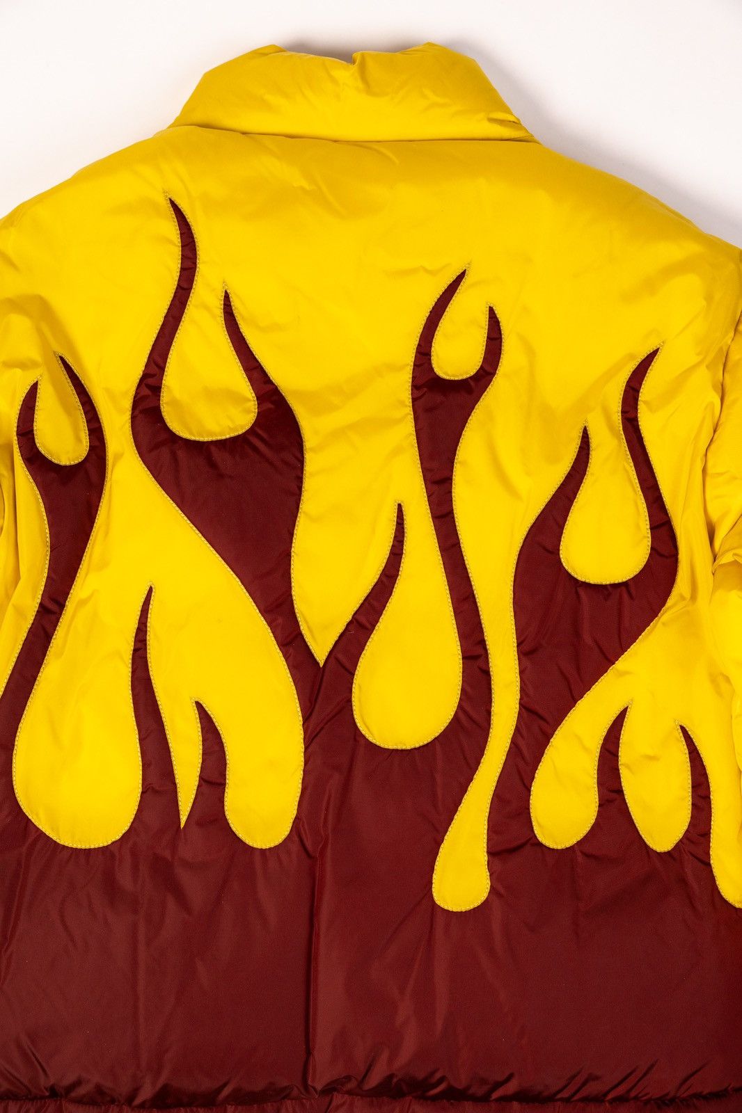 Moncler × Palm Angels Moncler x Palm Angels Flame Puffer Jacket Size US XL / EU 56 / 4 - 5 Thumbnail